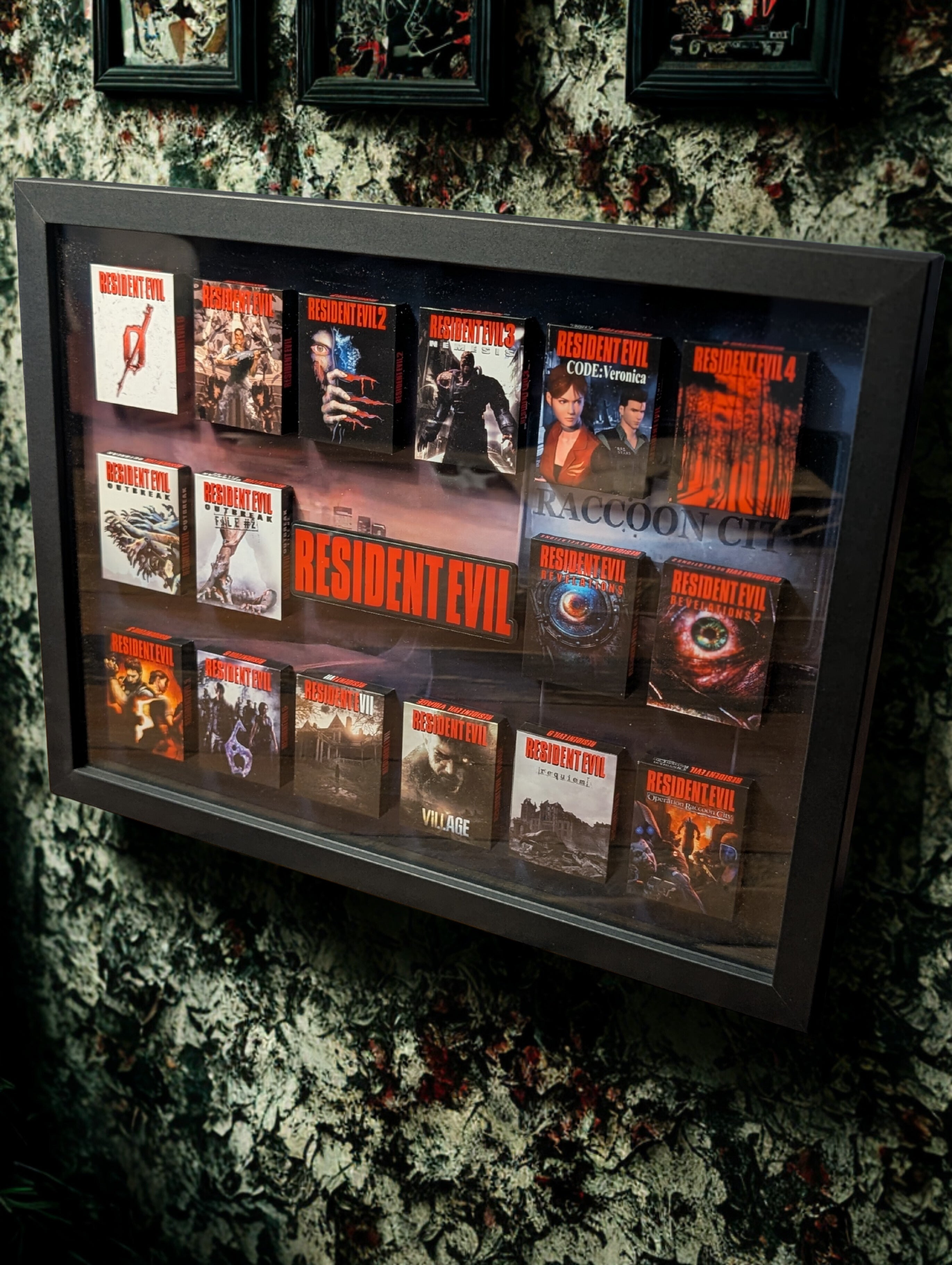 Resident Evil - 3D Pictureframe with magnetic miniatures