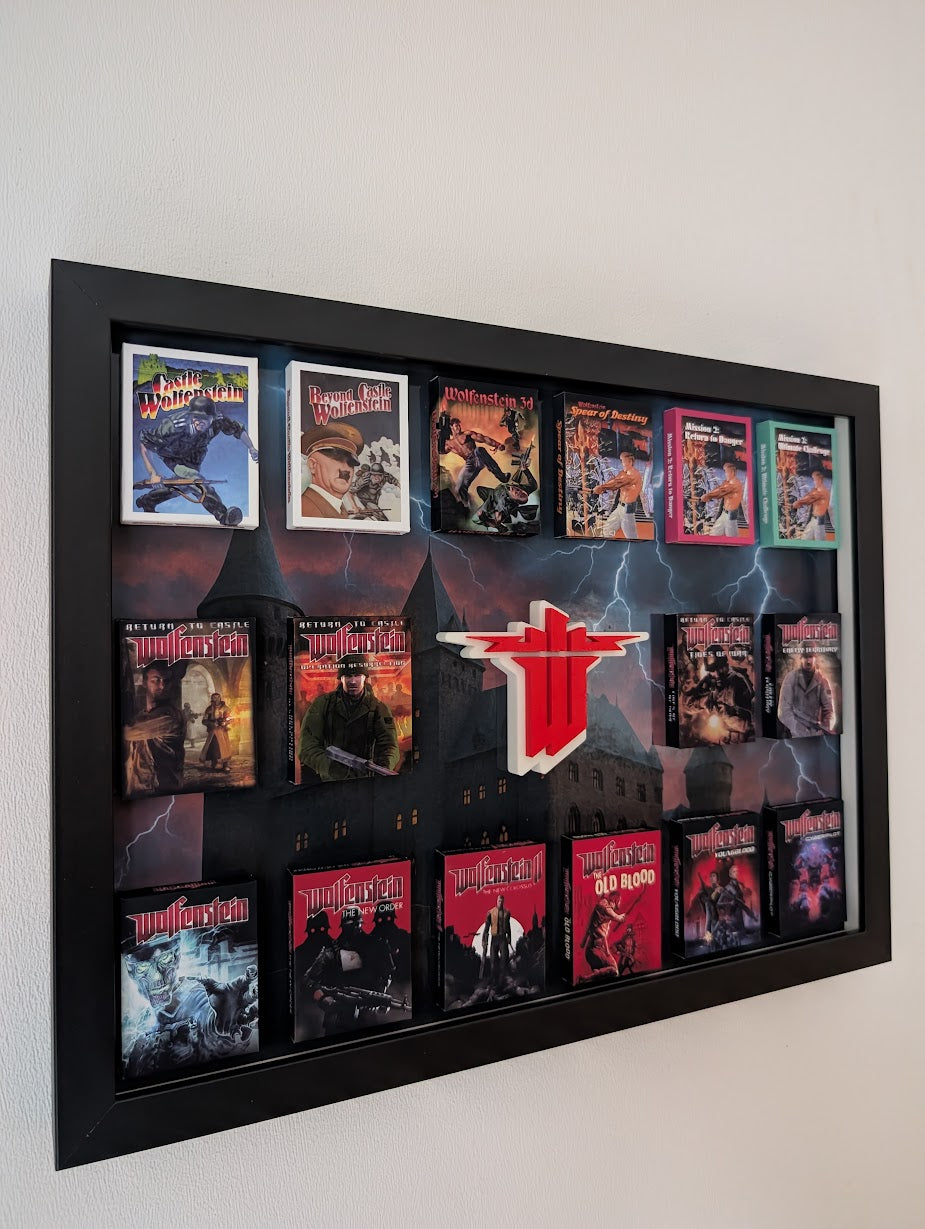 Wolfenstein - 3D Pictureframe with magnetic miniatures