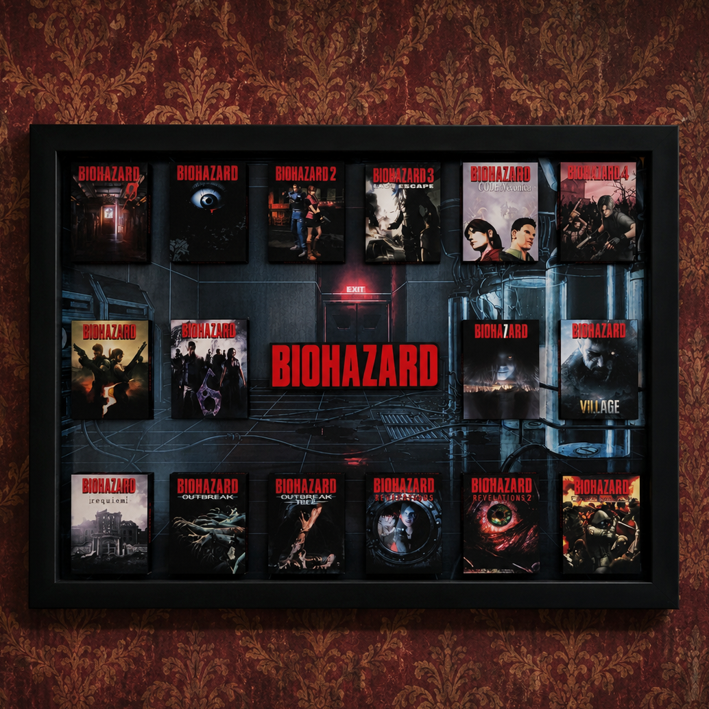 BIOHAZARD - 3D Pictureframe with magnetic miniatures