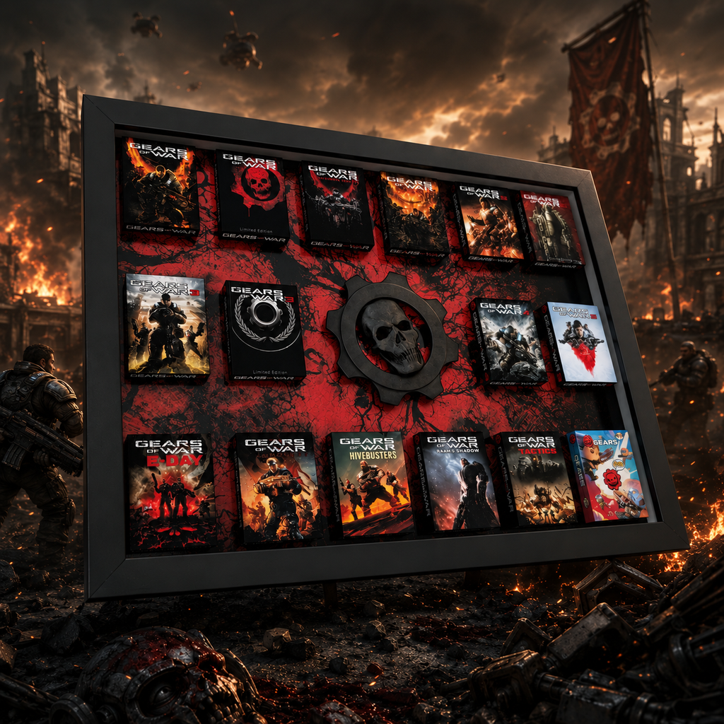 Gears of War - 3D Pictureframe with magnetic miniatures