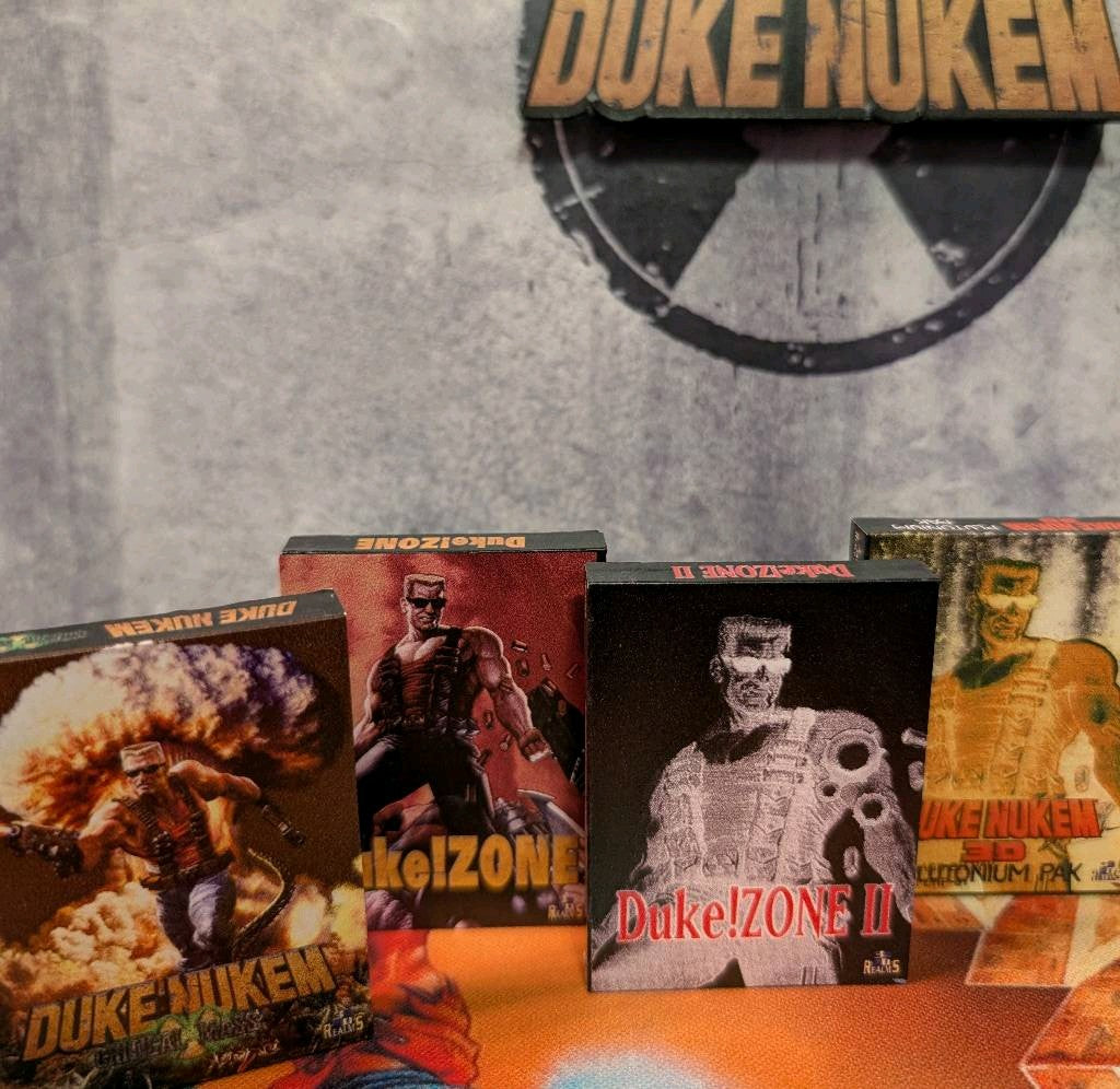 DUKE NUKEM - 3D Pictureframe with magnetic miniatures