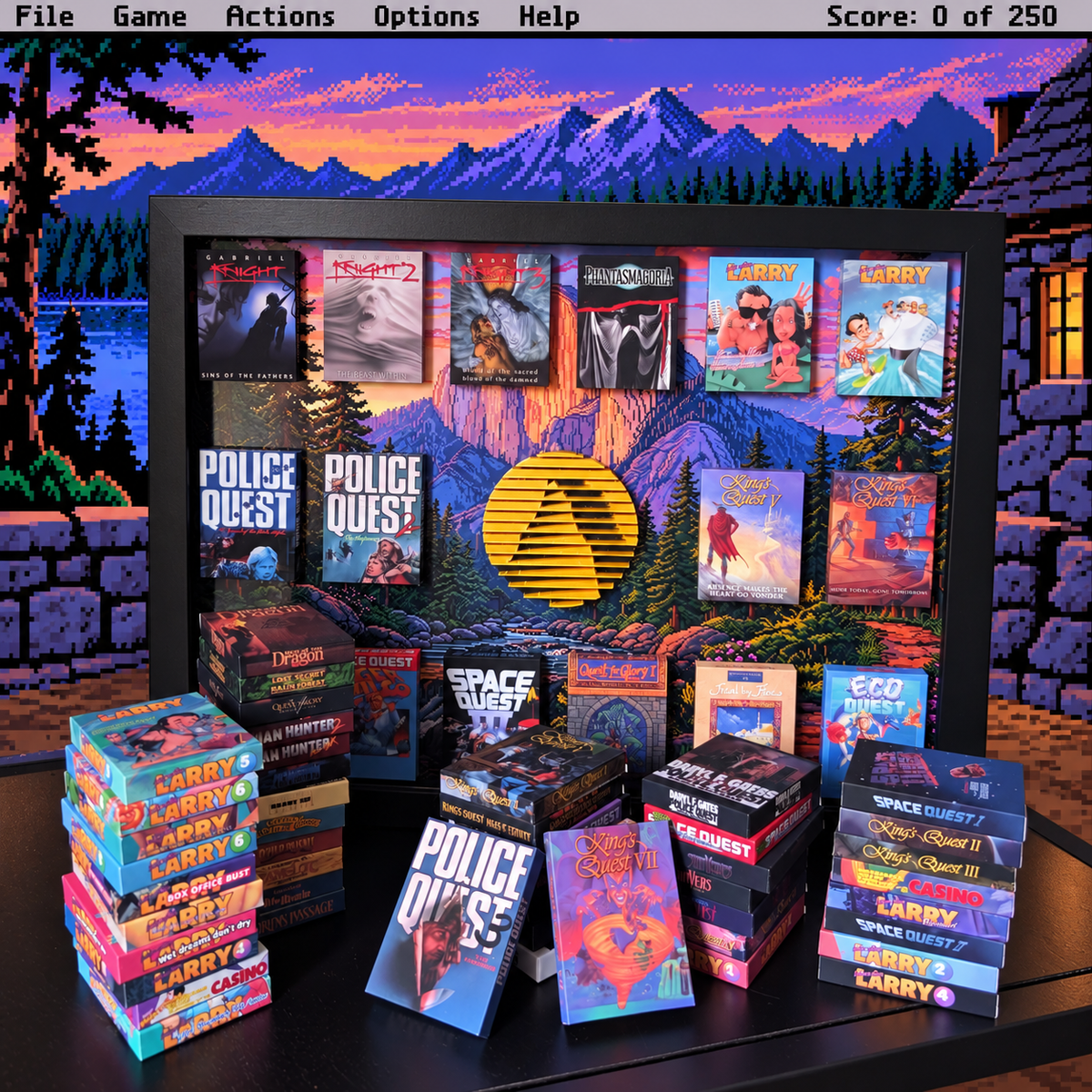 SIERRA Online - 3D Pictureframe with magnetic miniatures