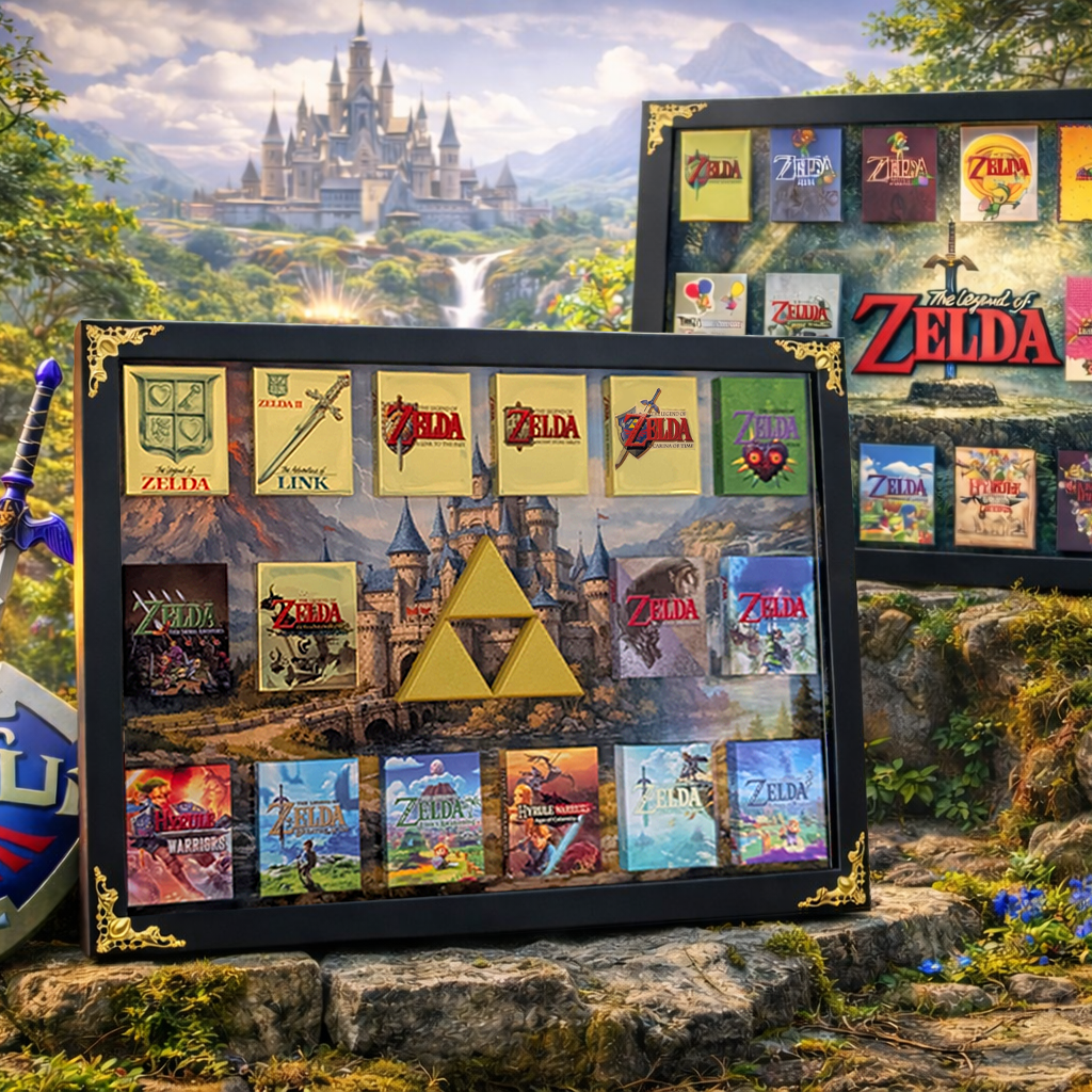 Zelda - 3D Pictureframe with magnetic miniatures