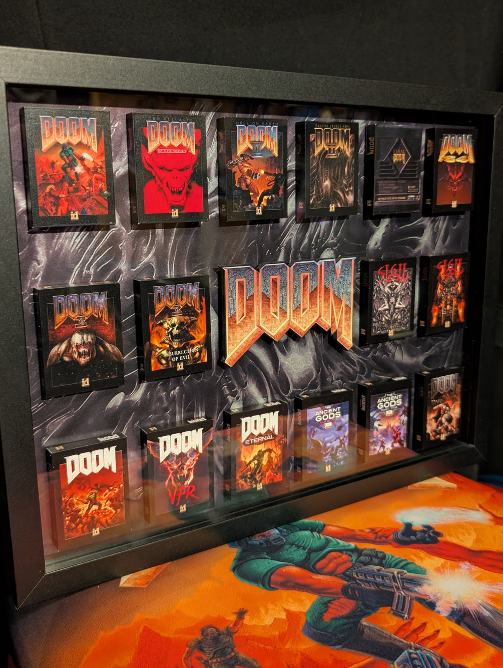 DOOM - 3D Pictureframe with magnetic miniatures