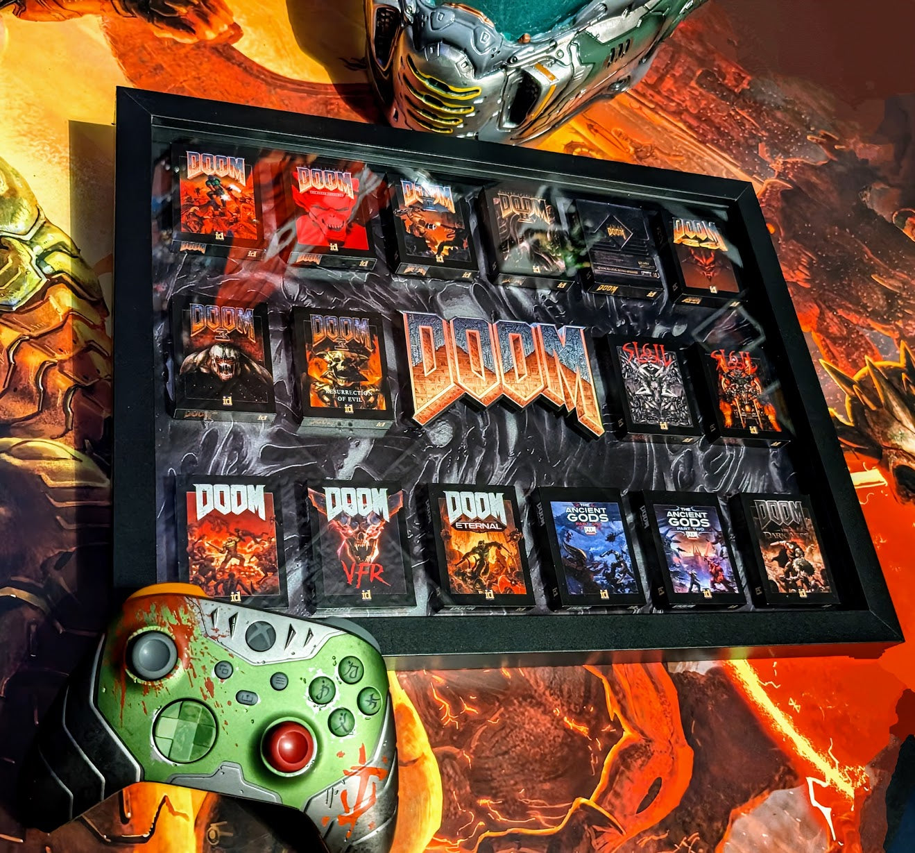 DOOM - 3D Pictureframe with magnetic miniatures – TNT Craft