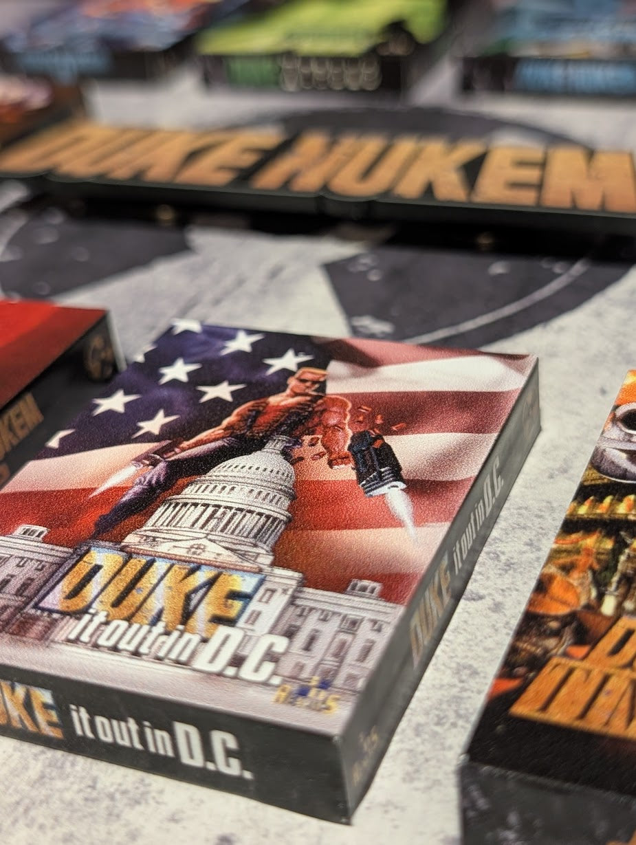 DUKE NUKEM - 3D Pictureframe with magnetic miniatures