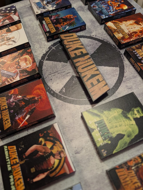 DUKE NUKEM - 3D Pictureframe with magnetic miniatures