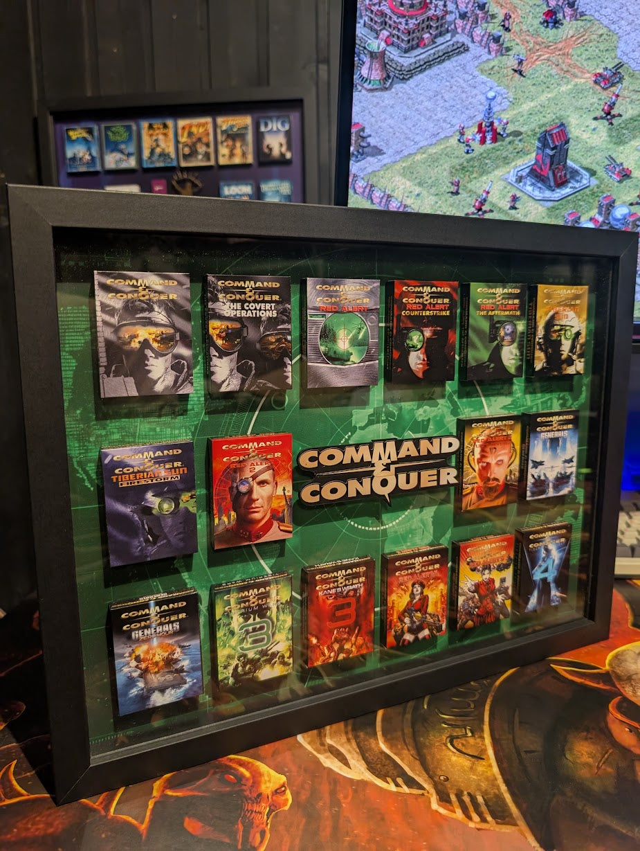 Command & Conquer - 3D Pictureframe with magnetic miniatures