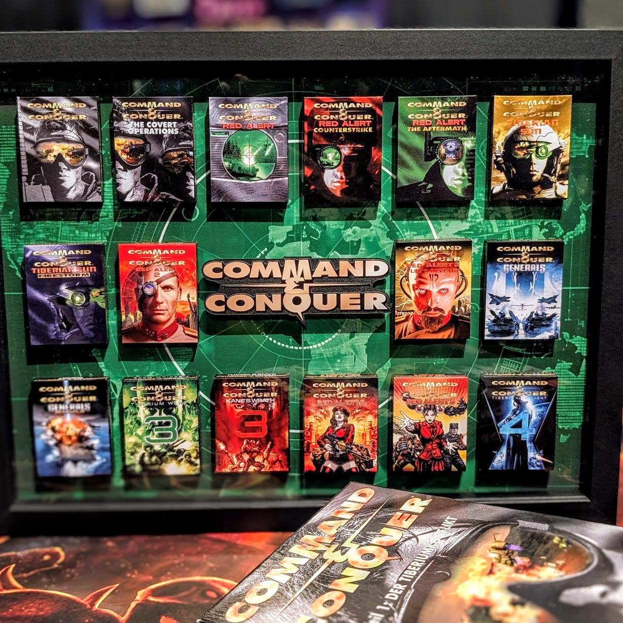 Command & Conquer - 3D Pictureframe with magnetic miniatures