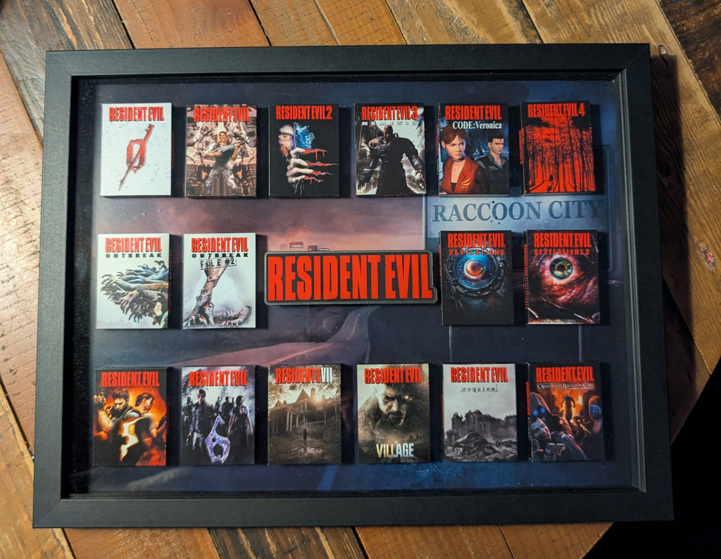 Resident Evil - 3D Pictureframe with magnetic miniatures
