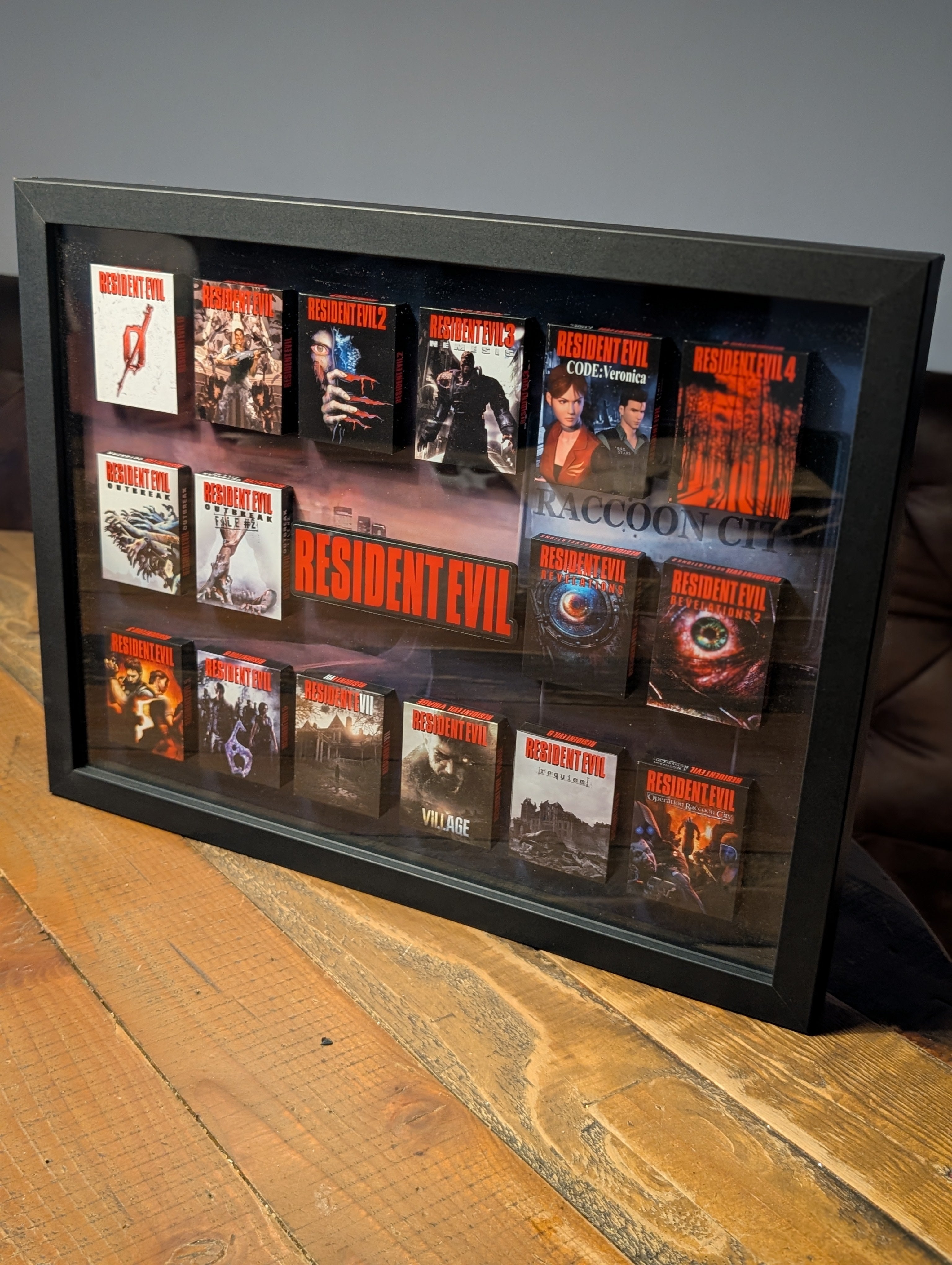 Resident Evil - 3D Pictureframe with magnetic miniatures