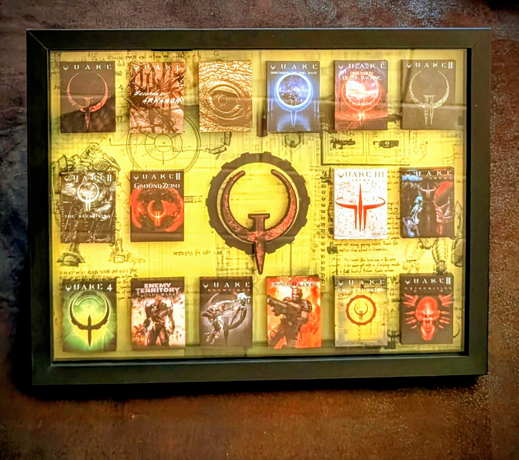 QUAKE - 3D Pictureframe with magnetic miniatures