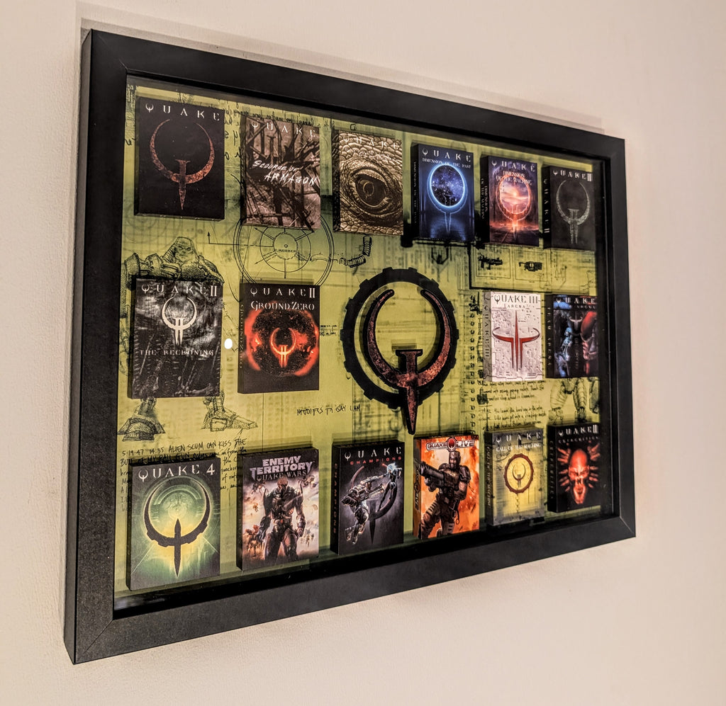 QUAKE - 3D Pictureframe with magnetic miniatures