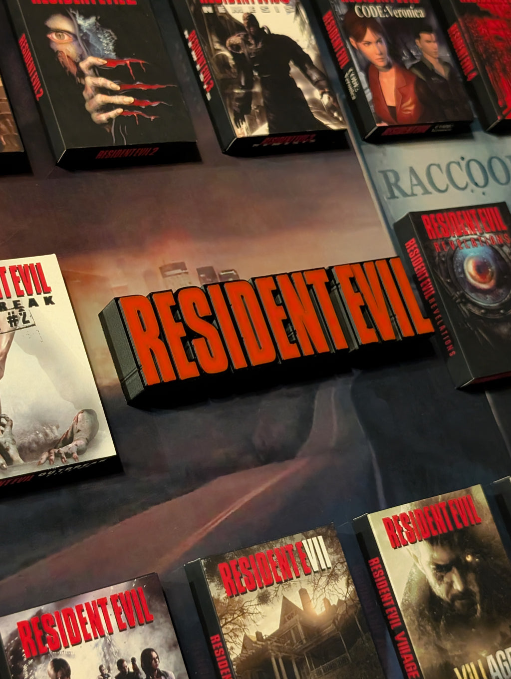 Resident Evil - 3D Pictureframe with magnetic miniatures