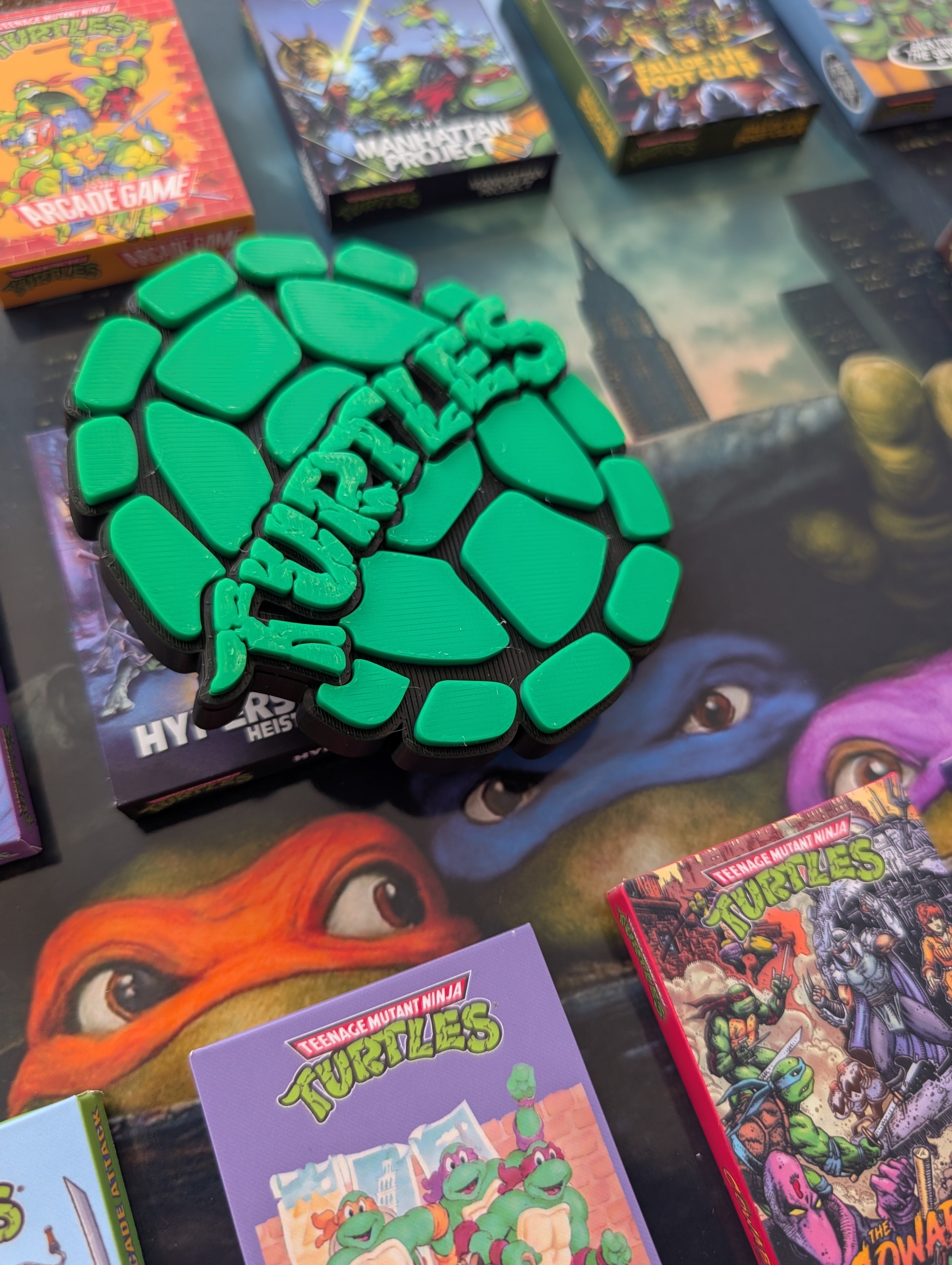 Turtles - 3D Pictureframe with magnetic miniatures
