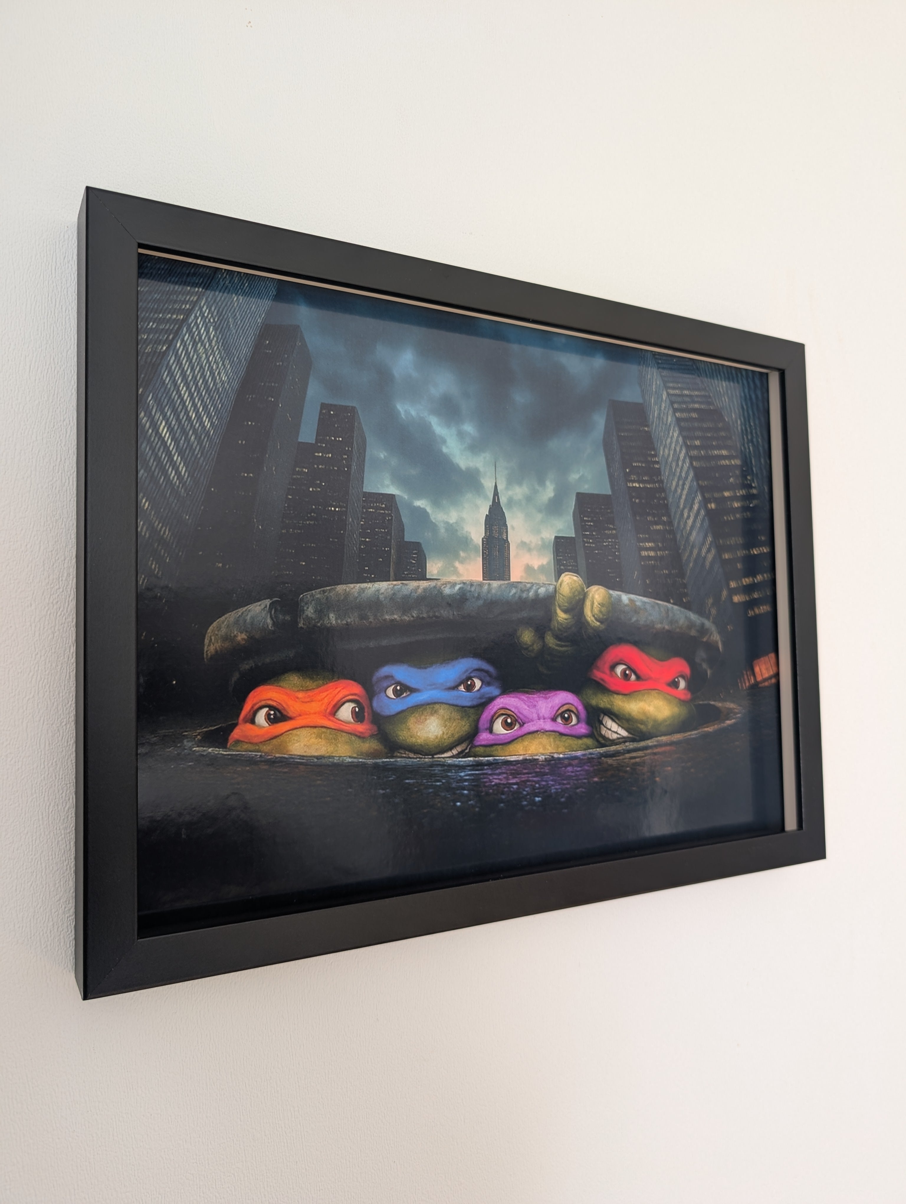 Turtles - 3D Pictureframe with magnetic miniatures