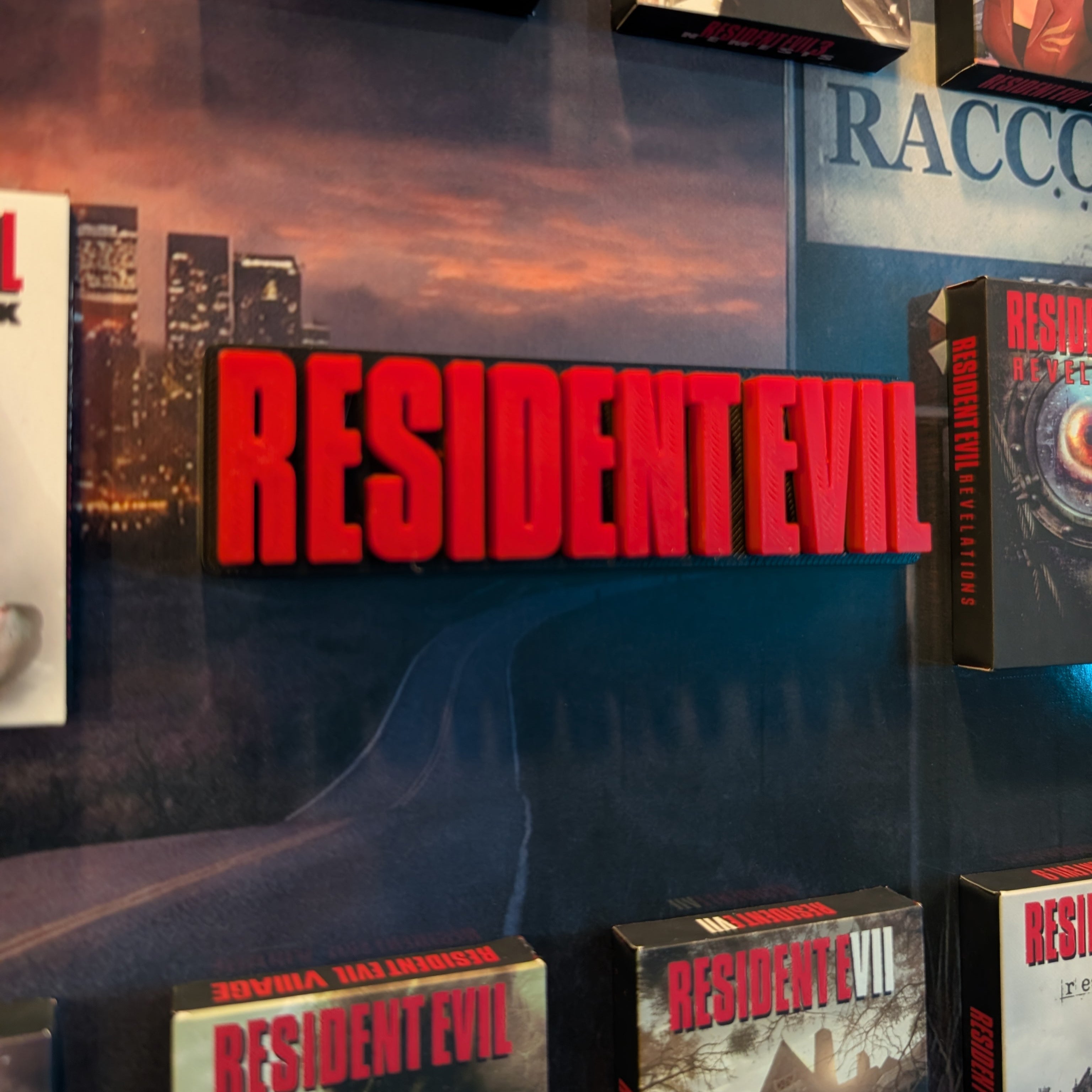 Resident Evil - 3D Pictureframe with magnetic miniatures