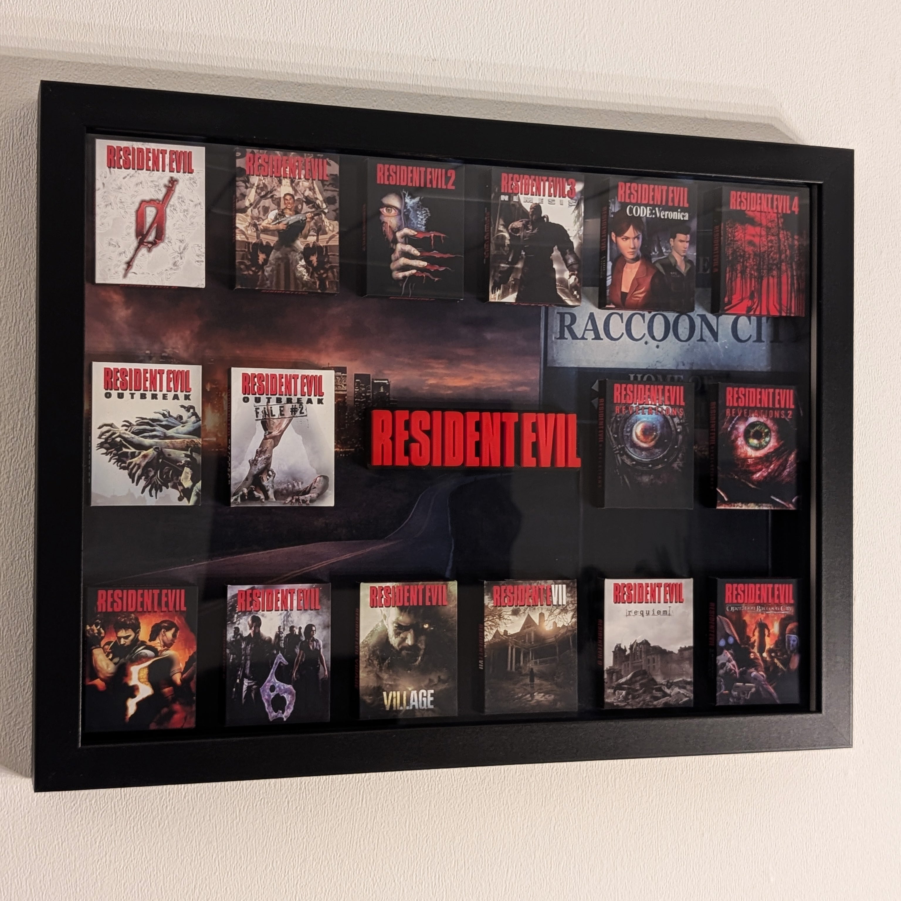 Resident Evil - 3D Pictureframe with magnetic miniatures