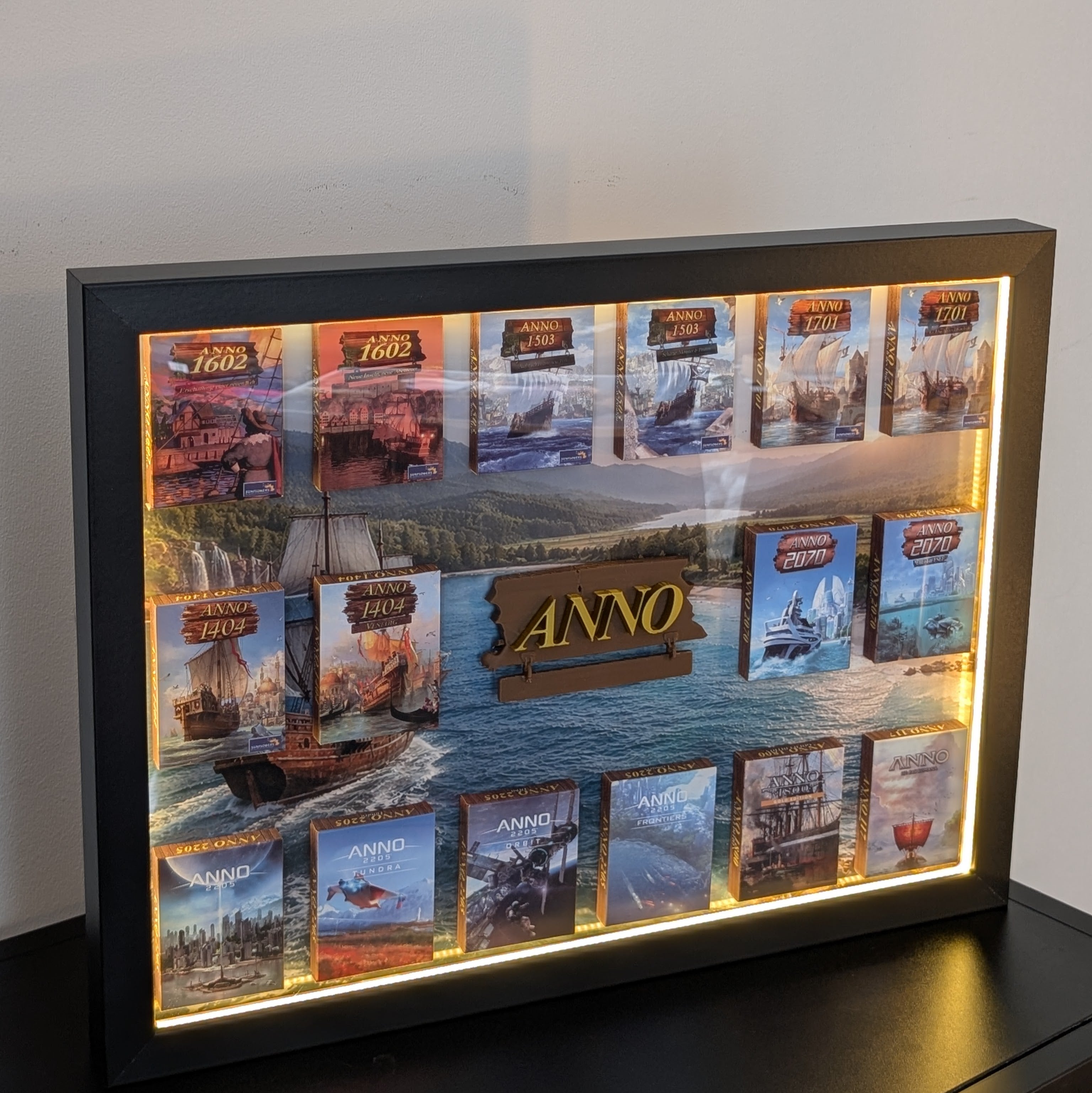 ANNO - 3D Pictureframe with magnetic miniatures
