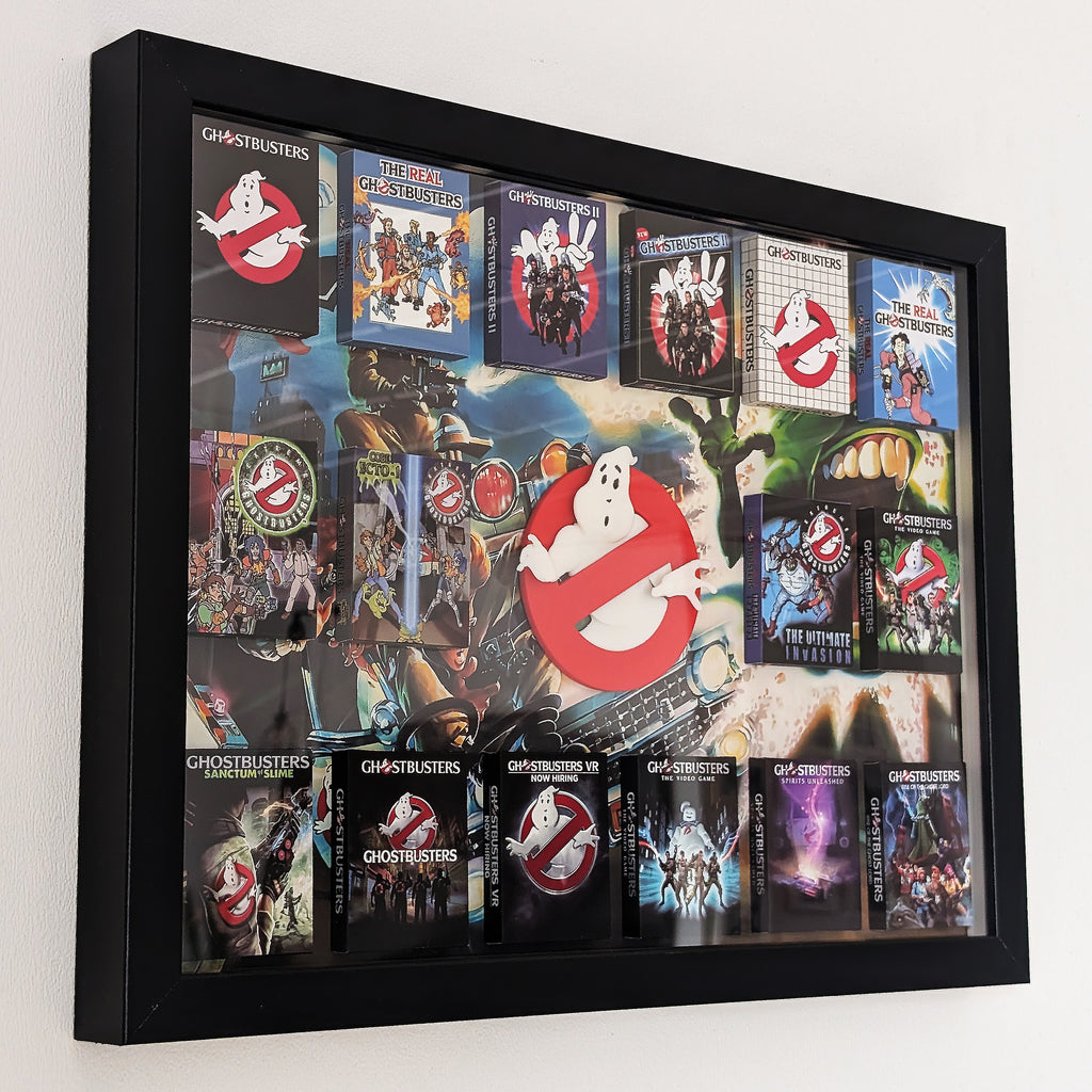 Ghostbusters - 3D Pictureframe with magnetic miniatures