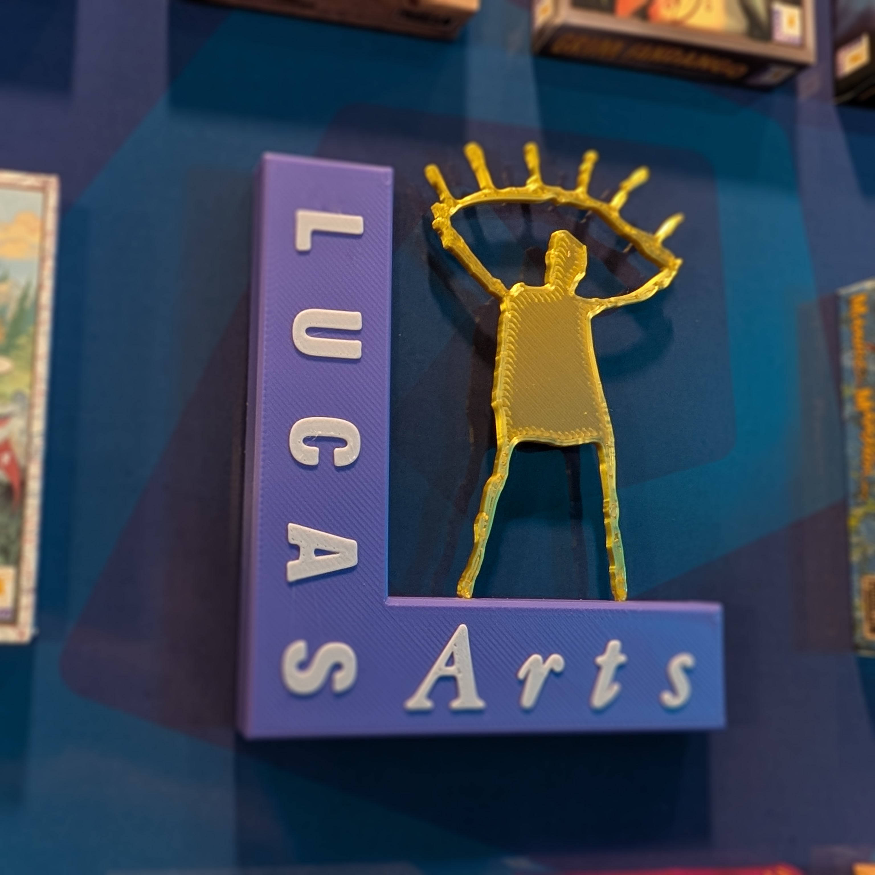 LucasArts Adventures - 3D Pictureframe with magnetic miniatures