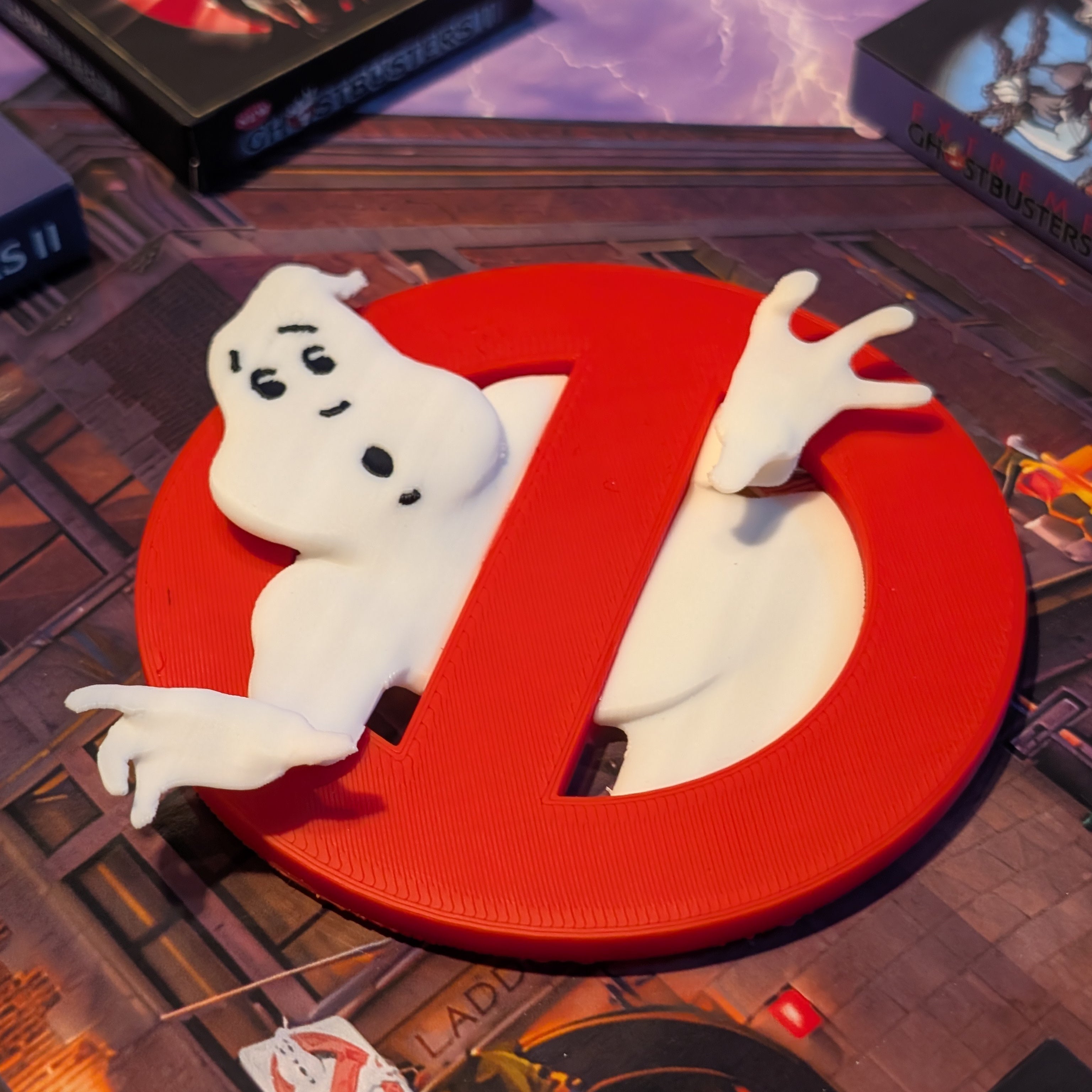 Ghostbusters - 3D Pictureframe with magnetic miniatures