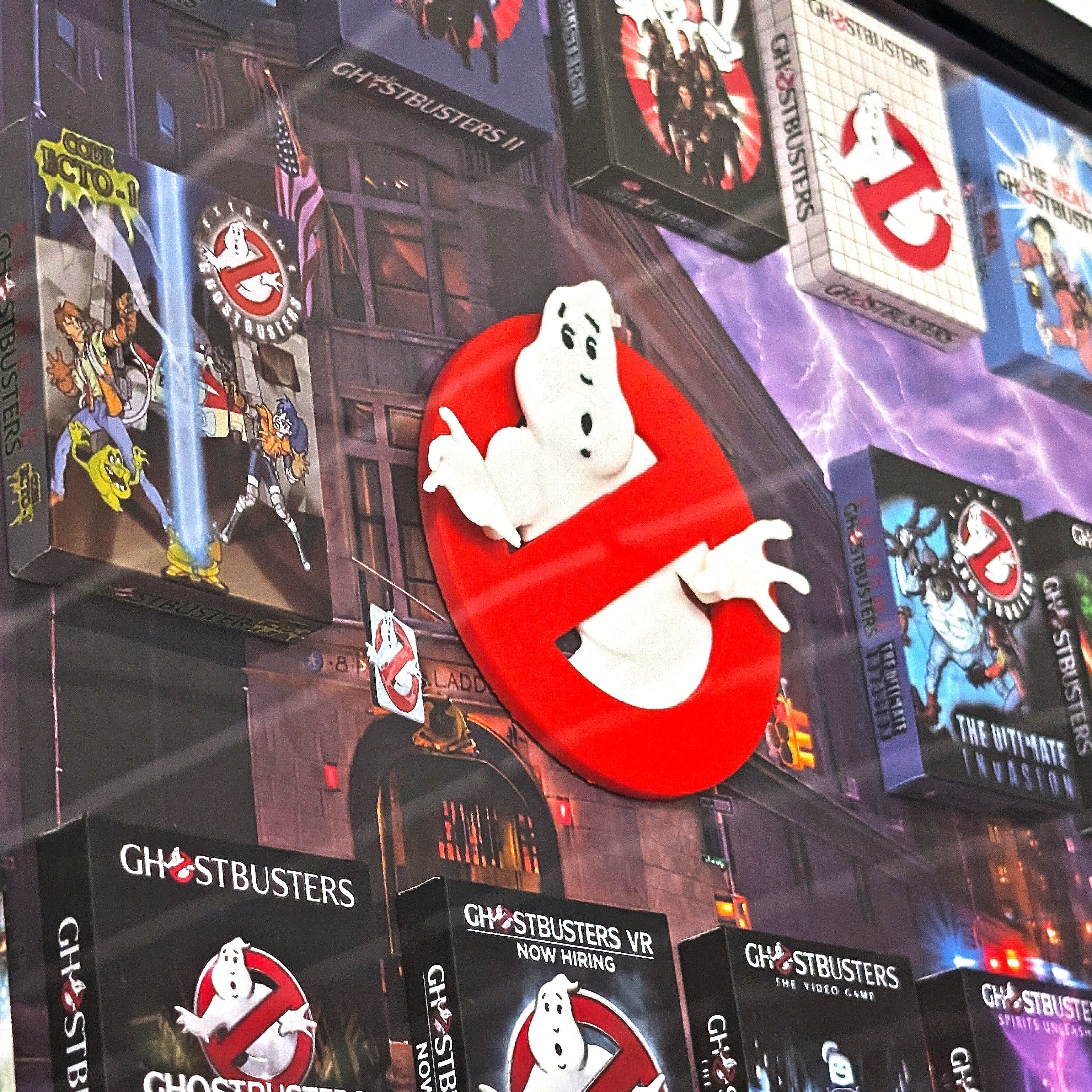 Ghostbusters - 3D Pictureframe with magnetic miniatures
