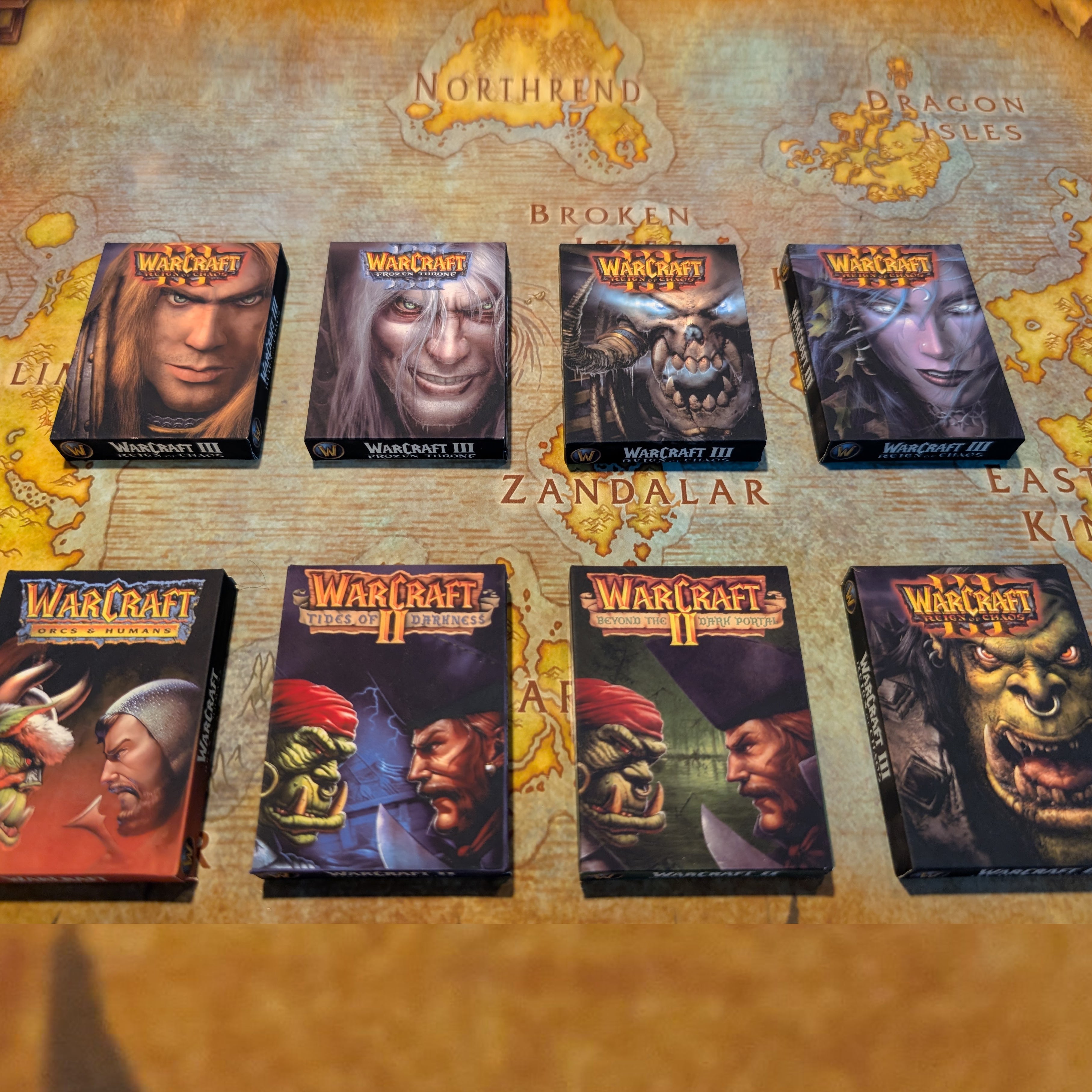 World of Warcraft - 3D Pictureframe with magnetic miniatures