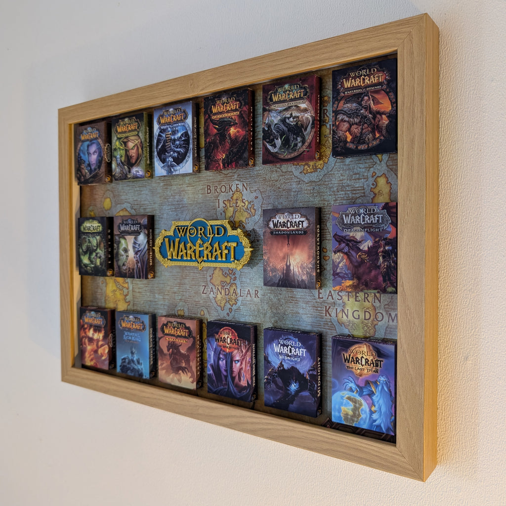 World of Warcraft - 3D Pictureframe with magnetic miniatures