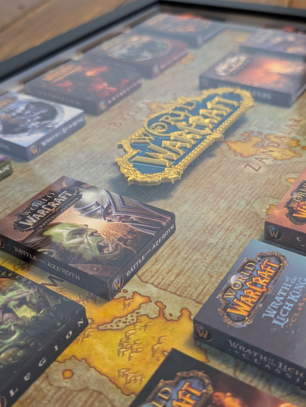 World of Warcraft - 3D Pictureframe with magnetic miniatures