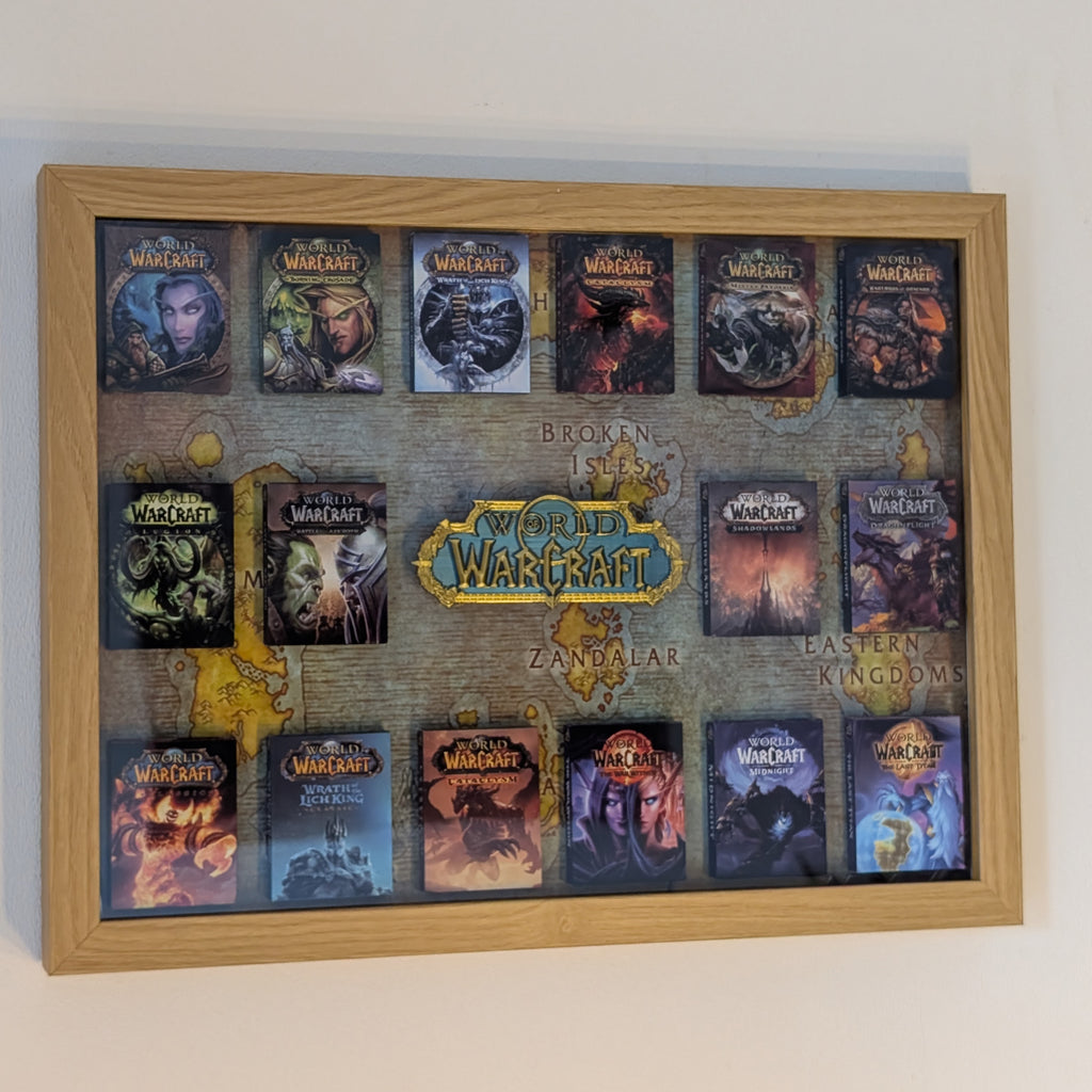 World of Warcraft - 3D Pictureframe with magnetic miniatures