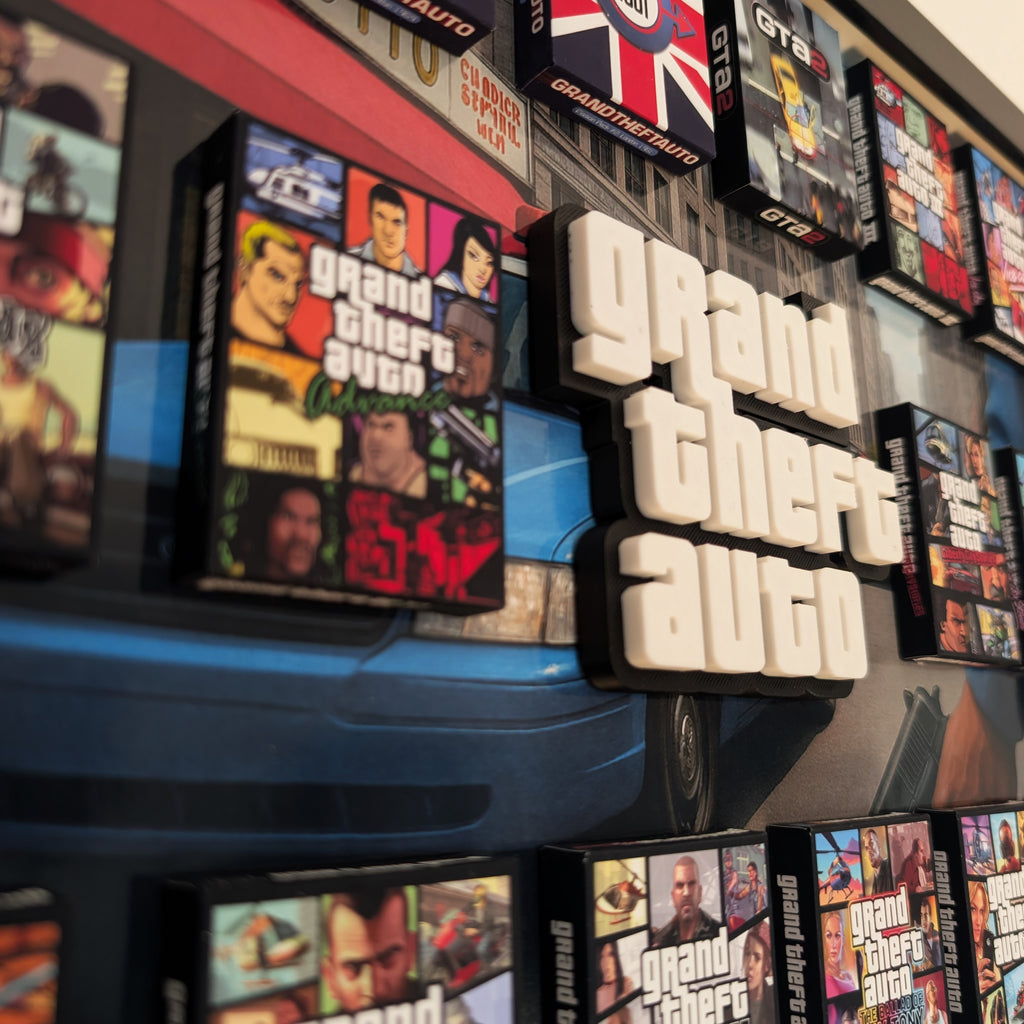 GTA - 3D Pictureframe with magnetic miniatures