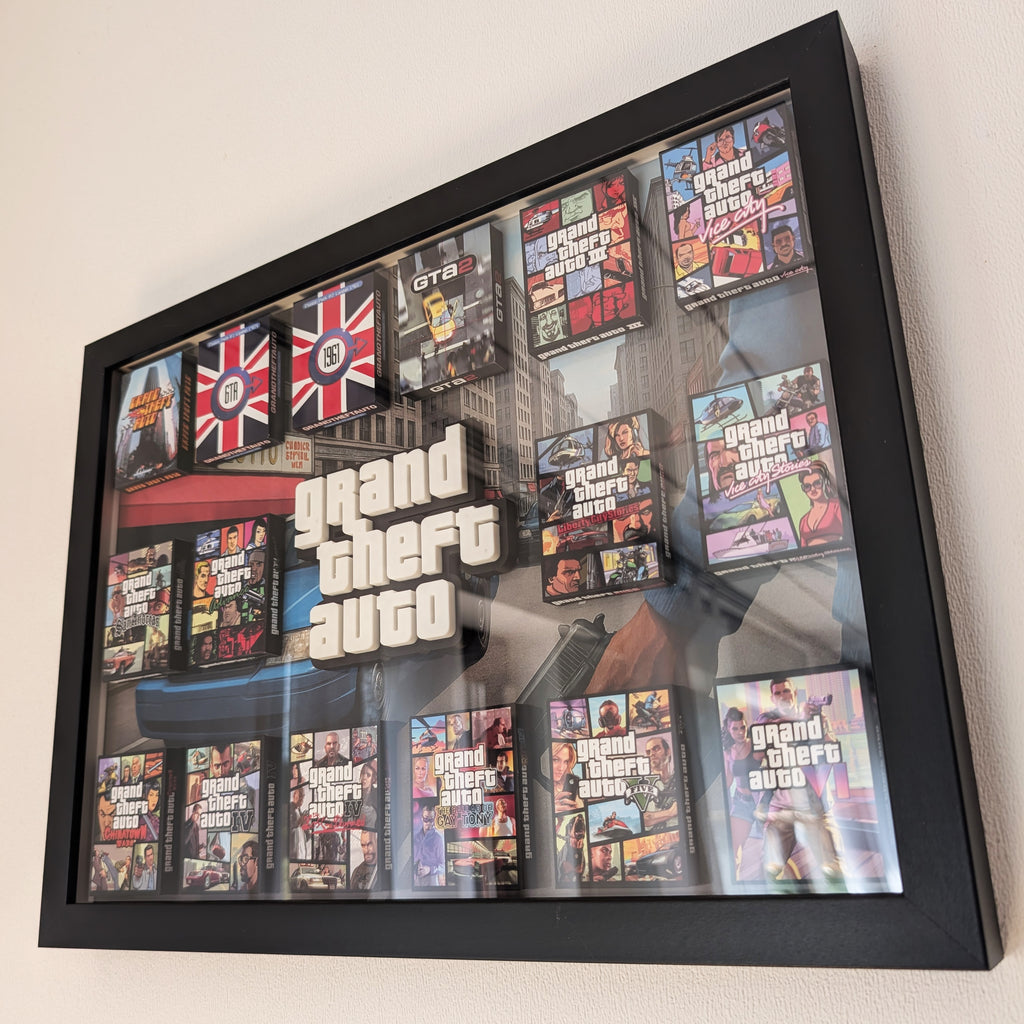 GTA - 3D Pictureframe with magnetic miniatures