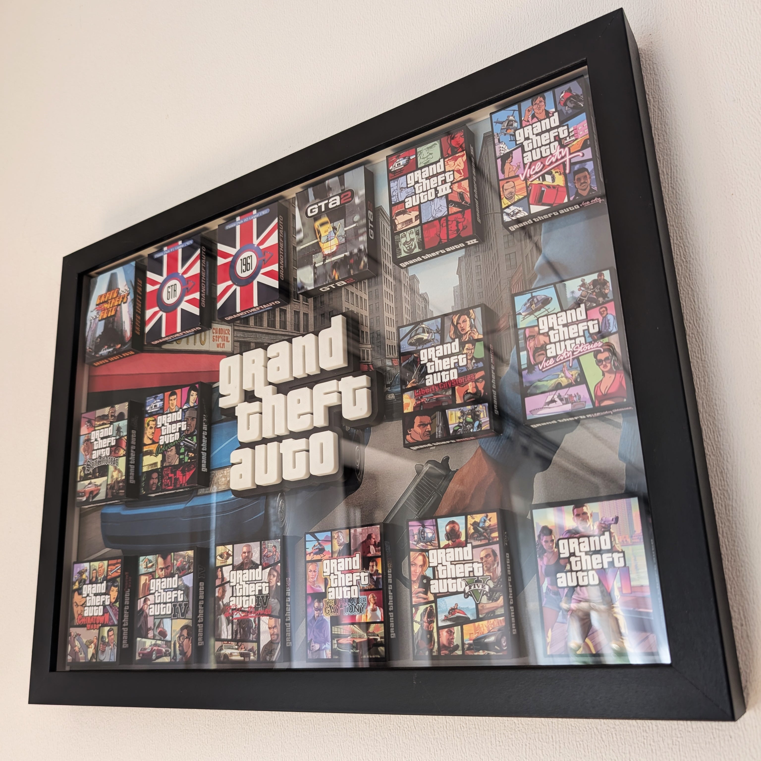 GTA - 3D Pictureframe with magnetic miniatures