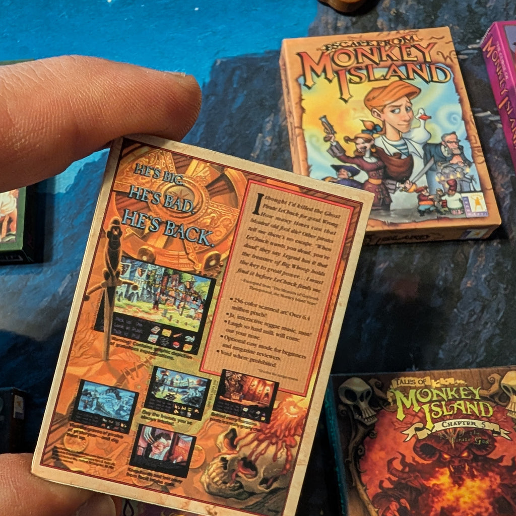 Monkey Island - 3D Pictureframe with magnetic miniatures