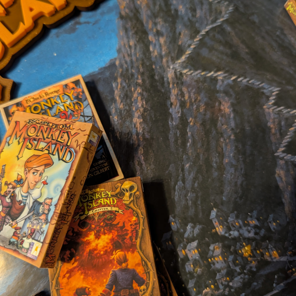 Monkey Island - 3D Pictureframe with magnetic miniatures