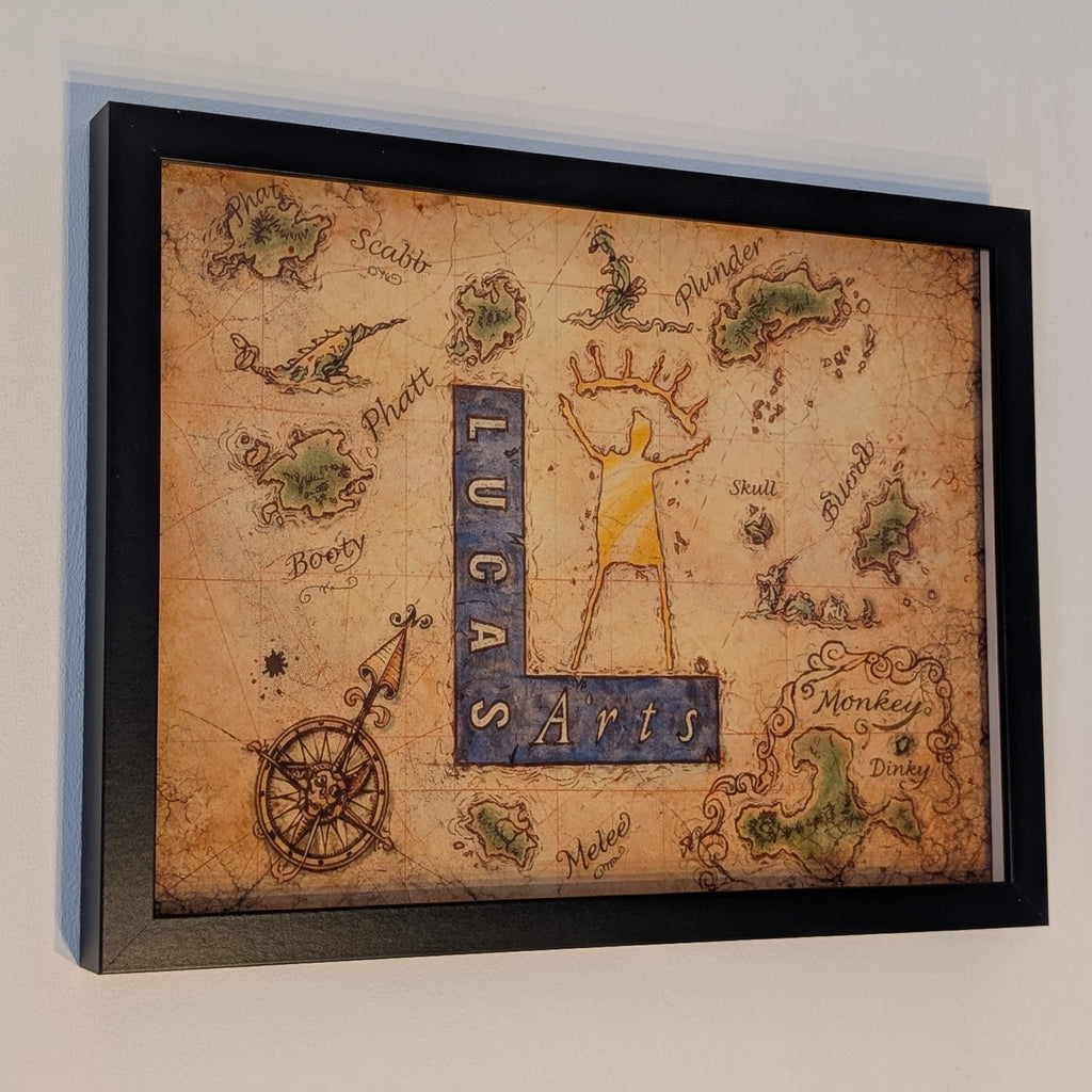 Monkey Island - 3D Pictureframe with magnetic miniatures