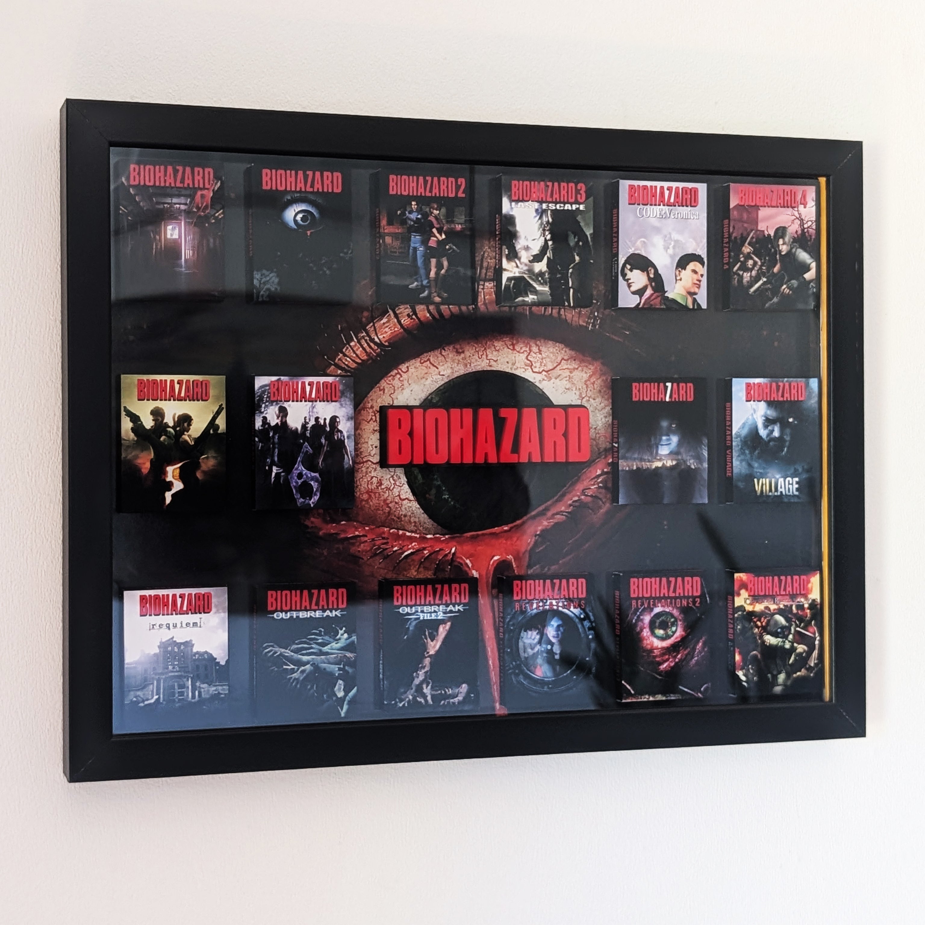 BIOHAZARD - 3D Pictureframe with magnetic miniatures