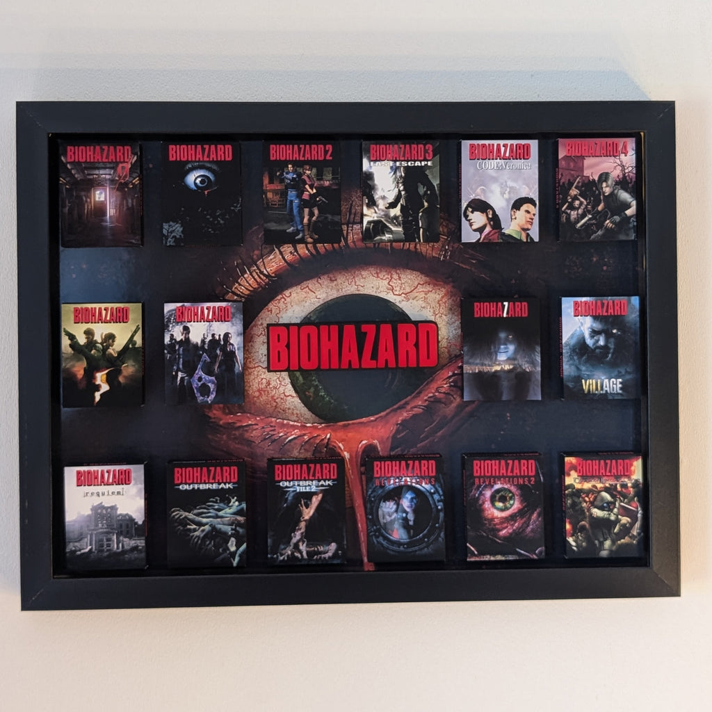 BIOHAZARD - 3D Pictureframe with magnetic miniatures