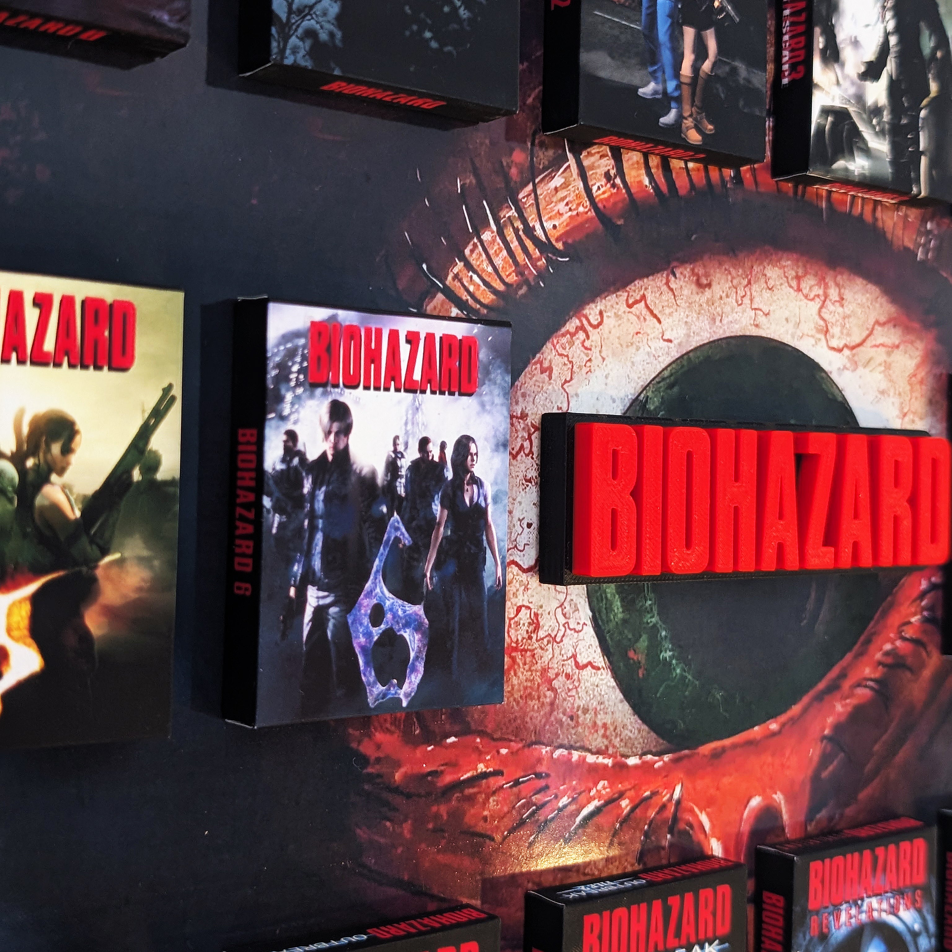 BIOHAZARD - 3D Pictureframe with magnetic miniatures
