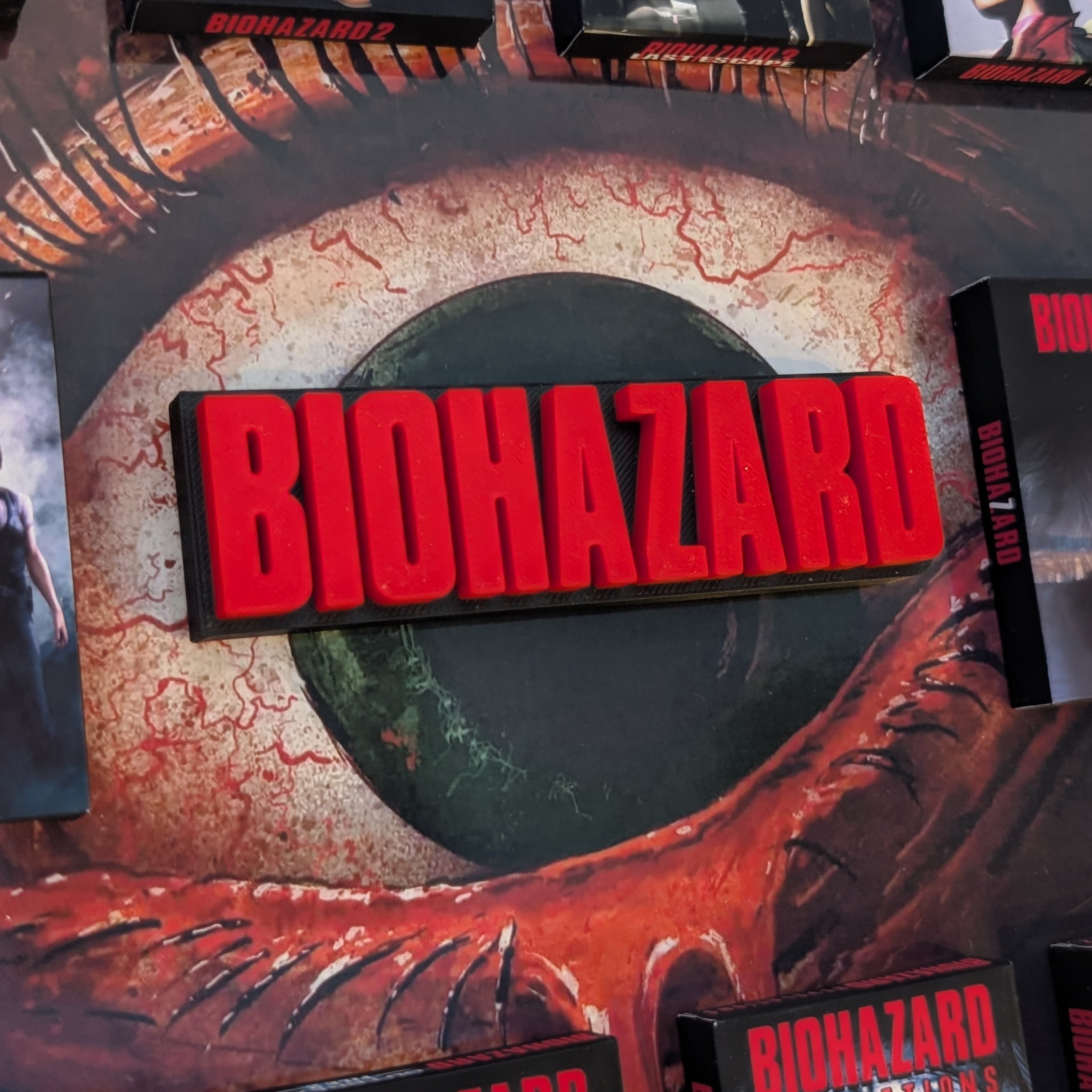 BIOHAZARD - 3D Pictureframe with magnetic miniatures
