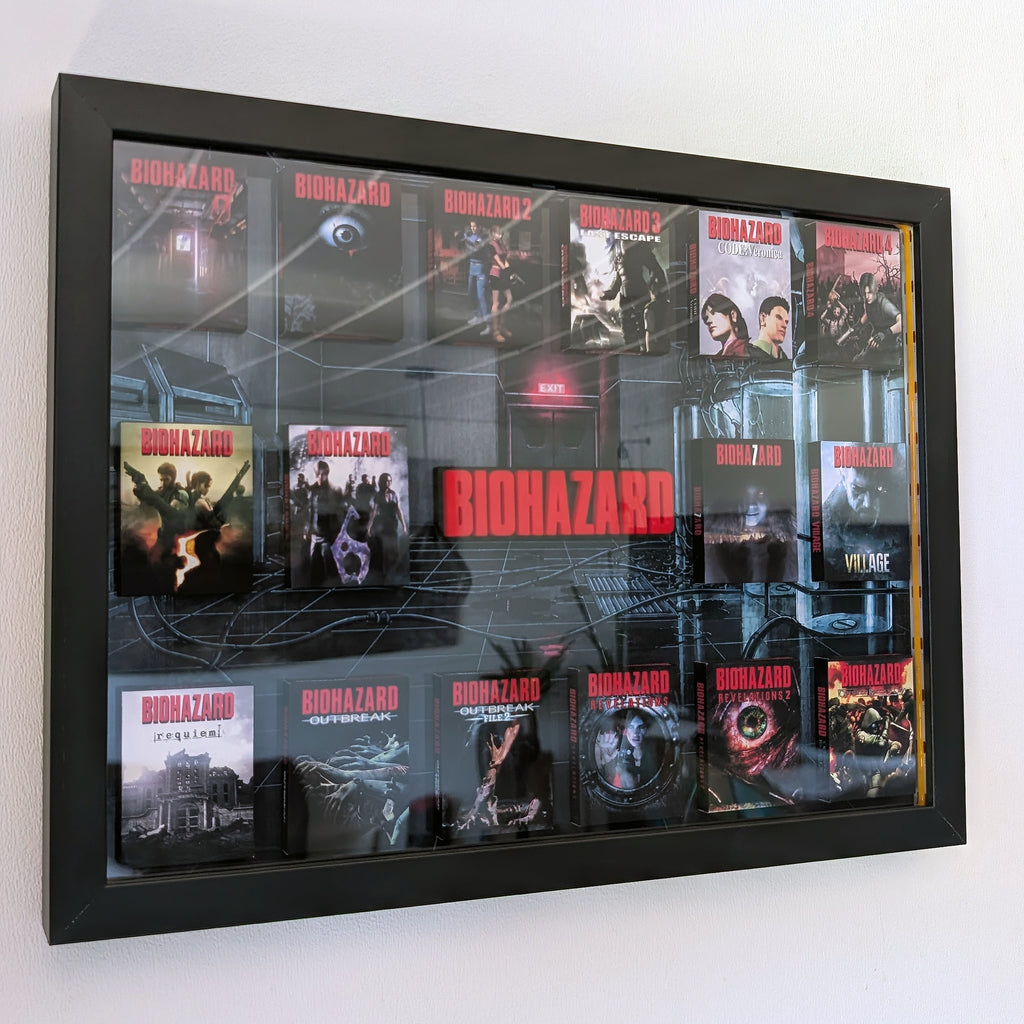 BIOHAZARD - 3D Pictureframe with magnetic miniatures