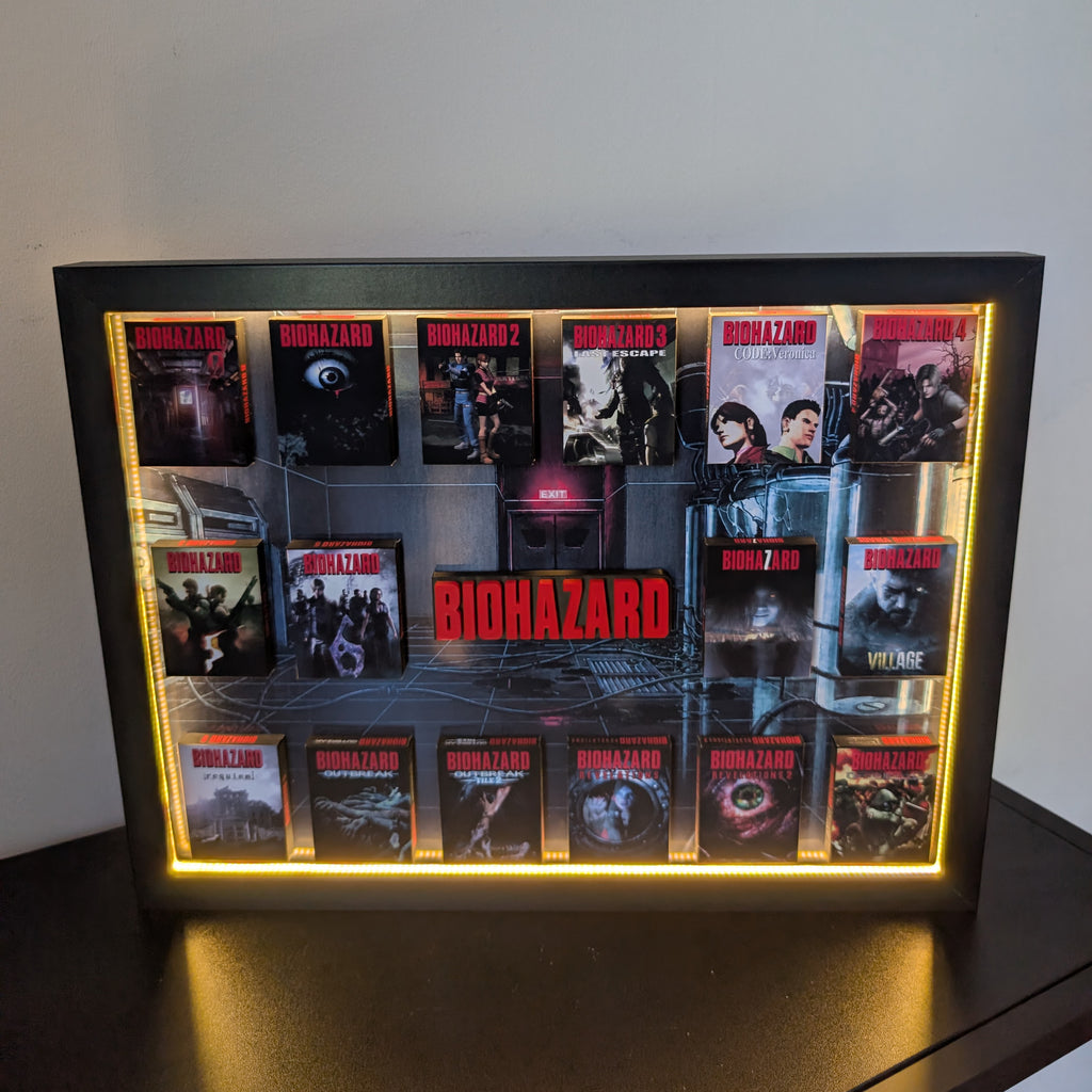 BIOHAZARD - 3D Pictureframe with magnetic miniatures