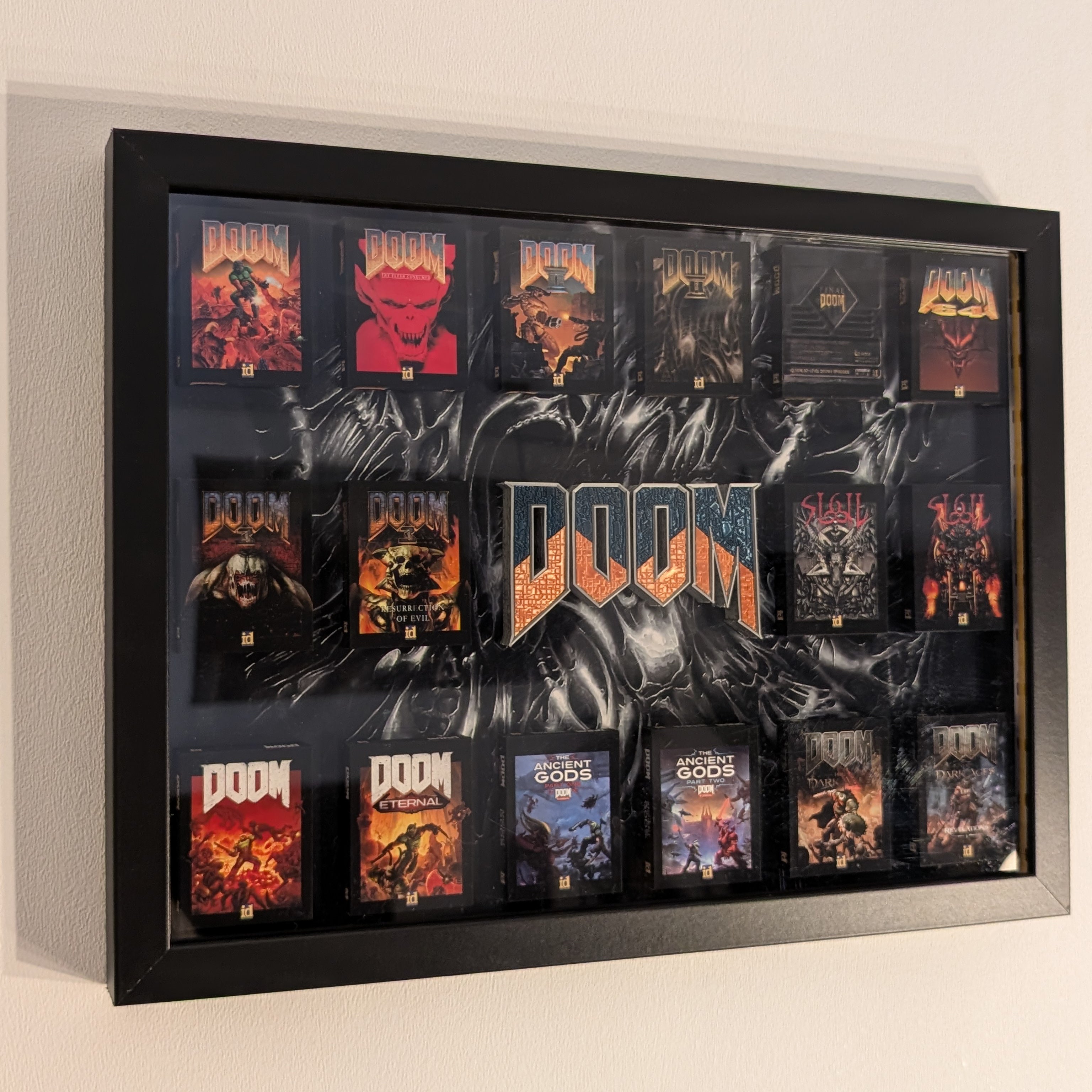 DOOM - 3D Pictureframe with magnetic miniatures