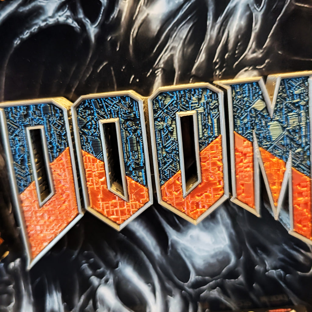 DOOM - 3D Pictureframe with magnetic miniatures