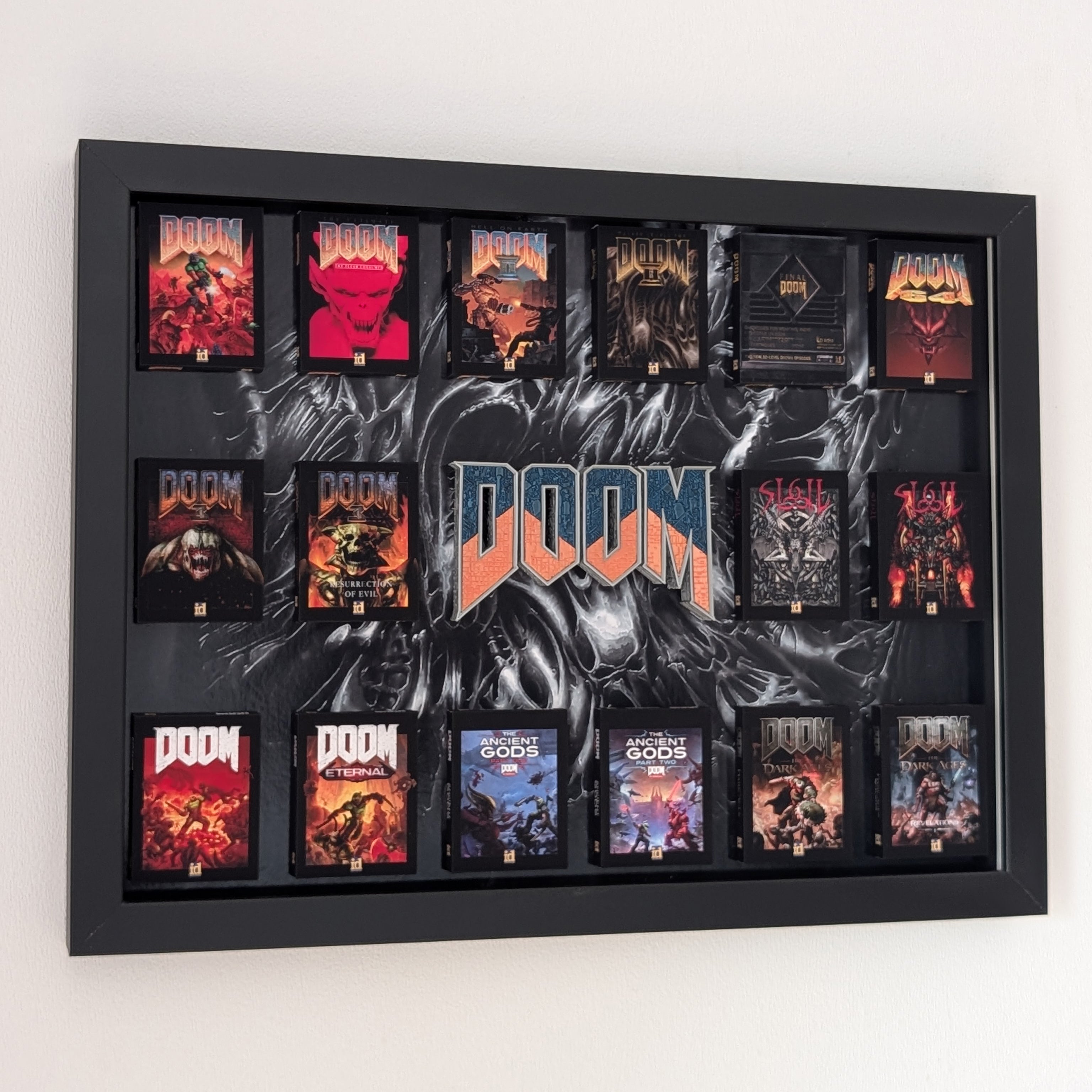 DOOM - 3D Pictureframe with magnetic miniatures