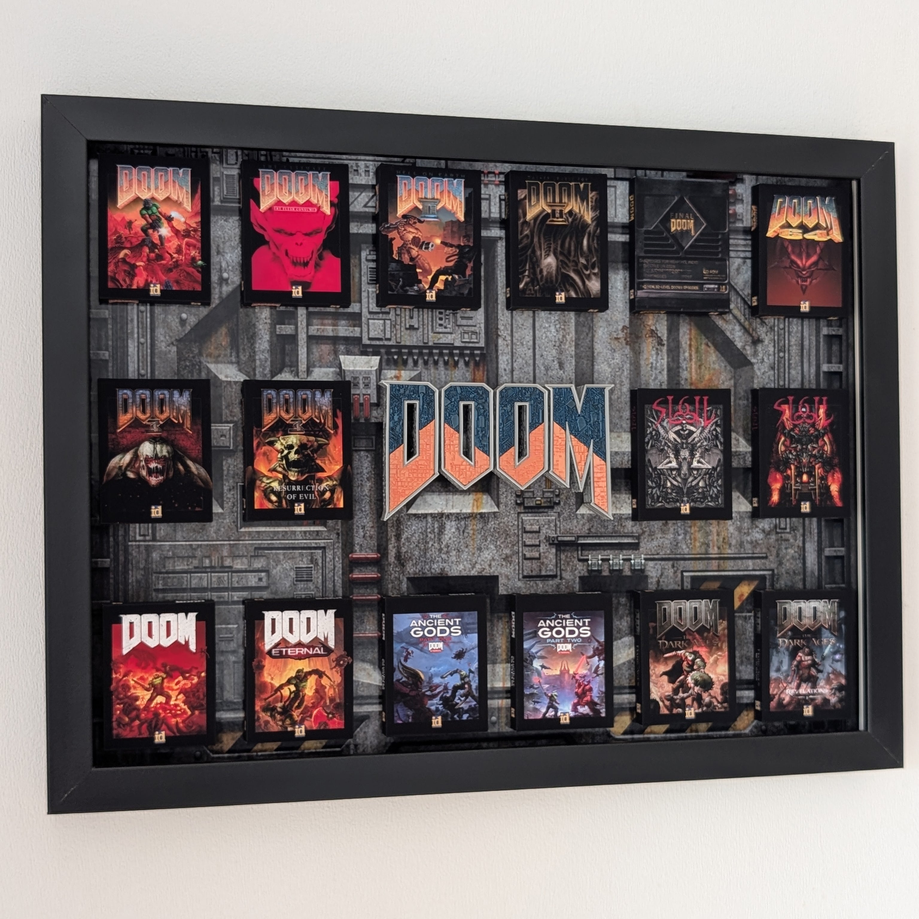 DOOM - 3D Pictureframe with magnetic miniatures