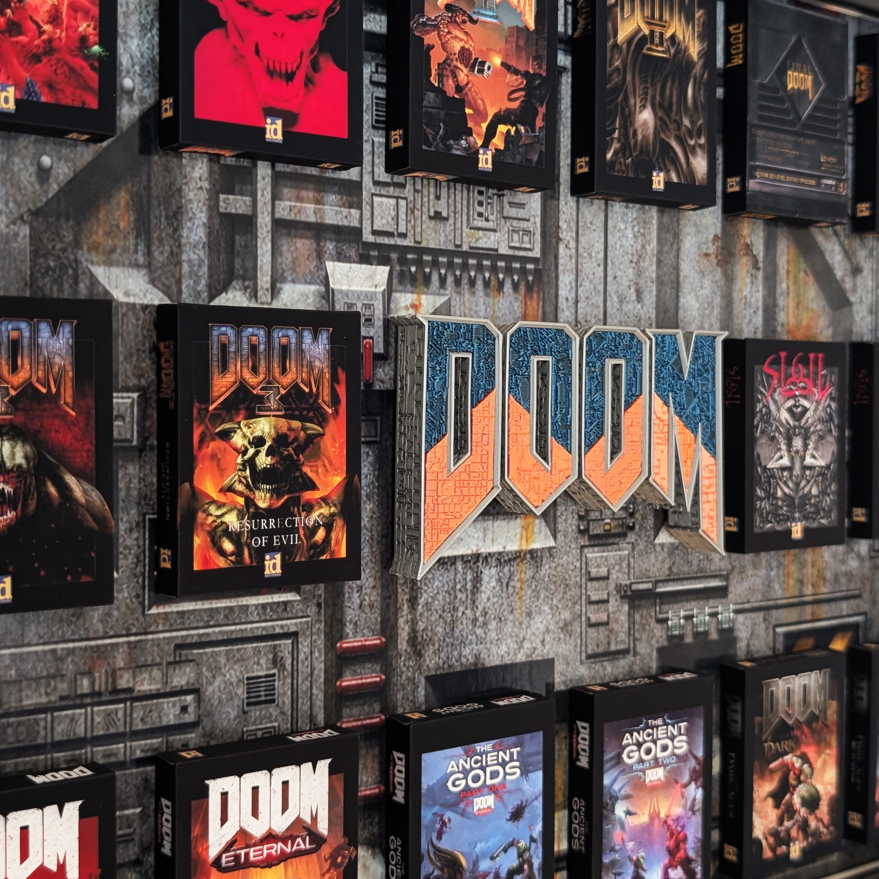 DOOM - 3D Pictureframe with magnetic miniatures