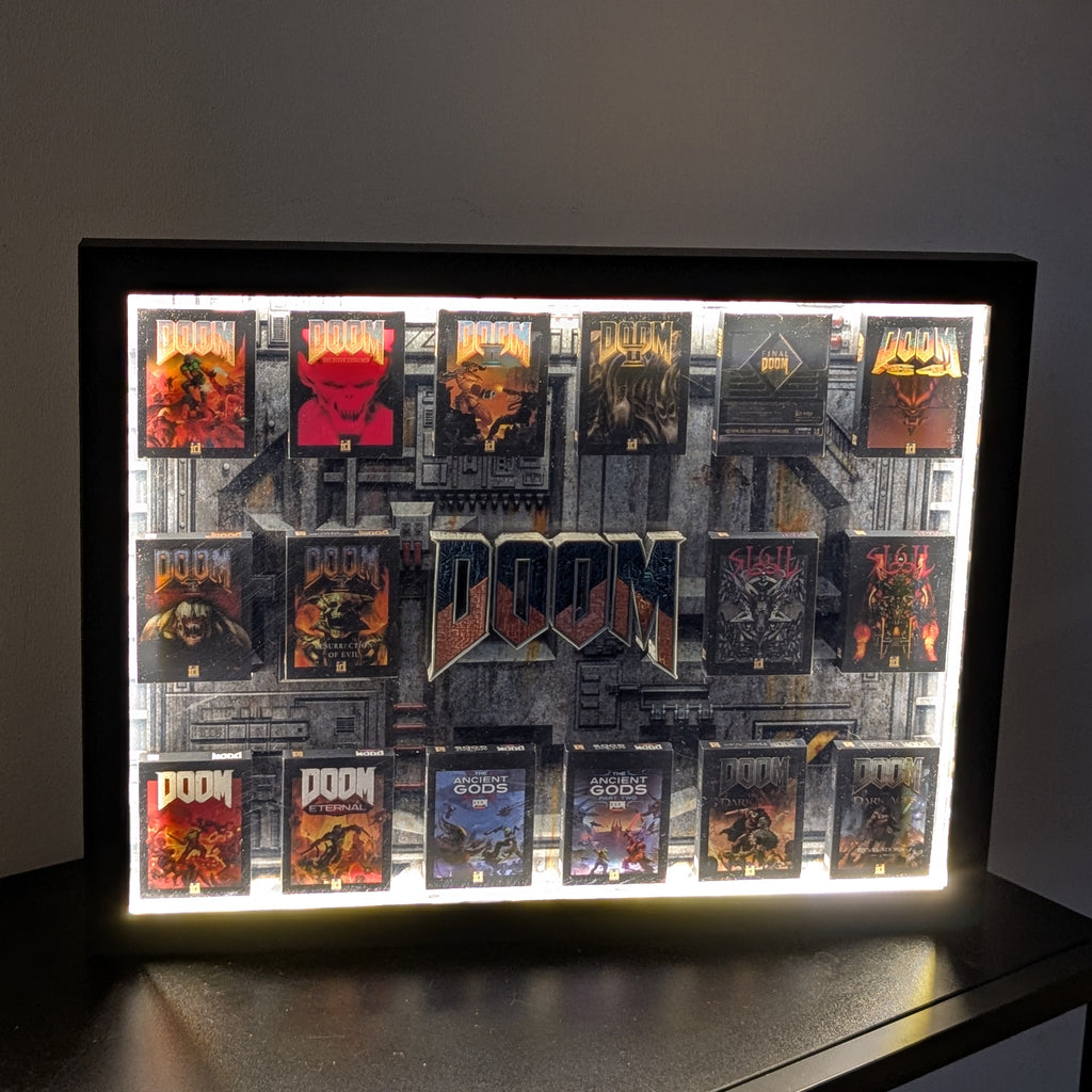 DOOM - 3D Pictureframe with magnetic miniatures
