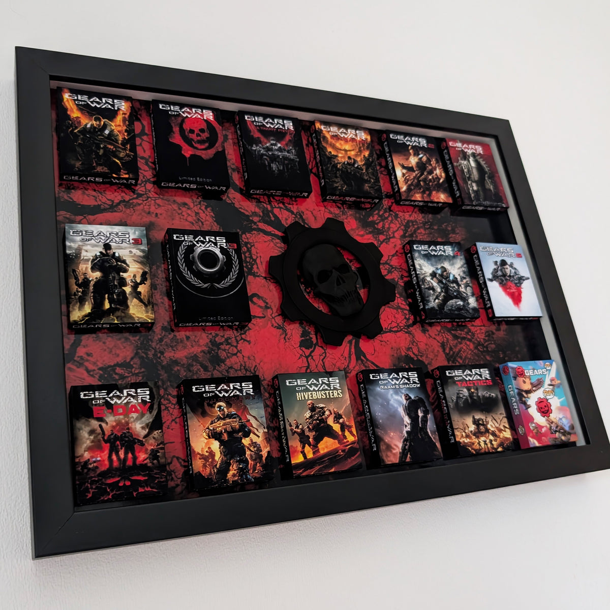 Gears of War - 3D Pictureframe with magnetic miniatures